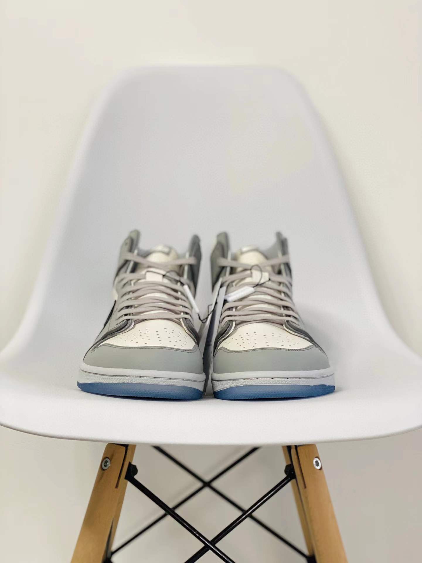 DIOR Air Jordan 1 AJ1 High OG 大迪奧 白灰 老花  高筒 休闲鞋 男鞋 女鞋 板鞋 CN8607-002