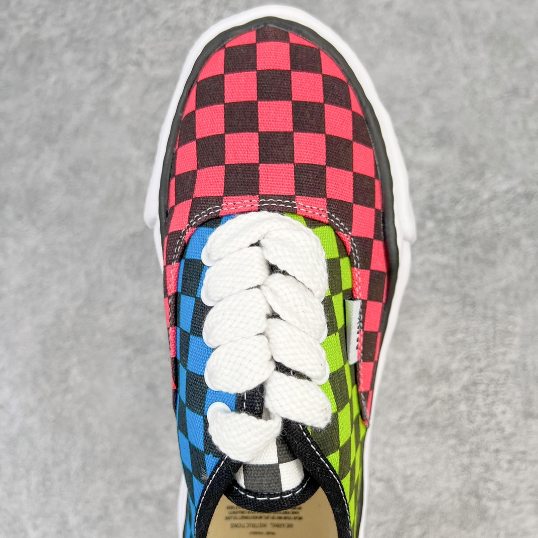 MIHARA YASUHIRO Original MMY 三原康裕 彩色拼接 棋盘格  低筒 溶胶鞋 帆布鞋 板鞋 休闲鞋 增高鞋 男鞋 女鞋 