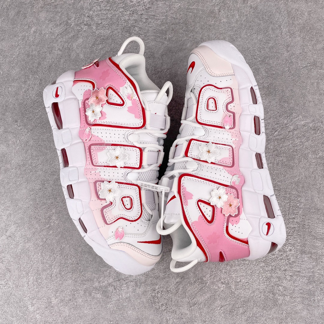 Air More Uptempo GS 樱花刺绣 男鞋 女鞋 休闲鞋 板鞋 篮球鞋 DJ5988-100