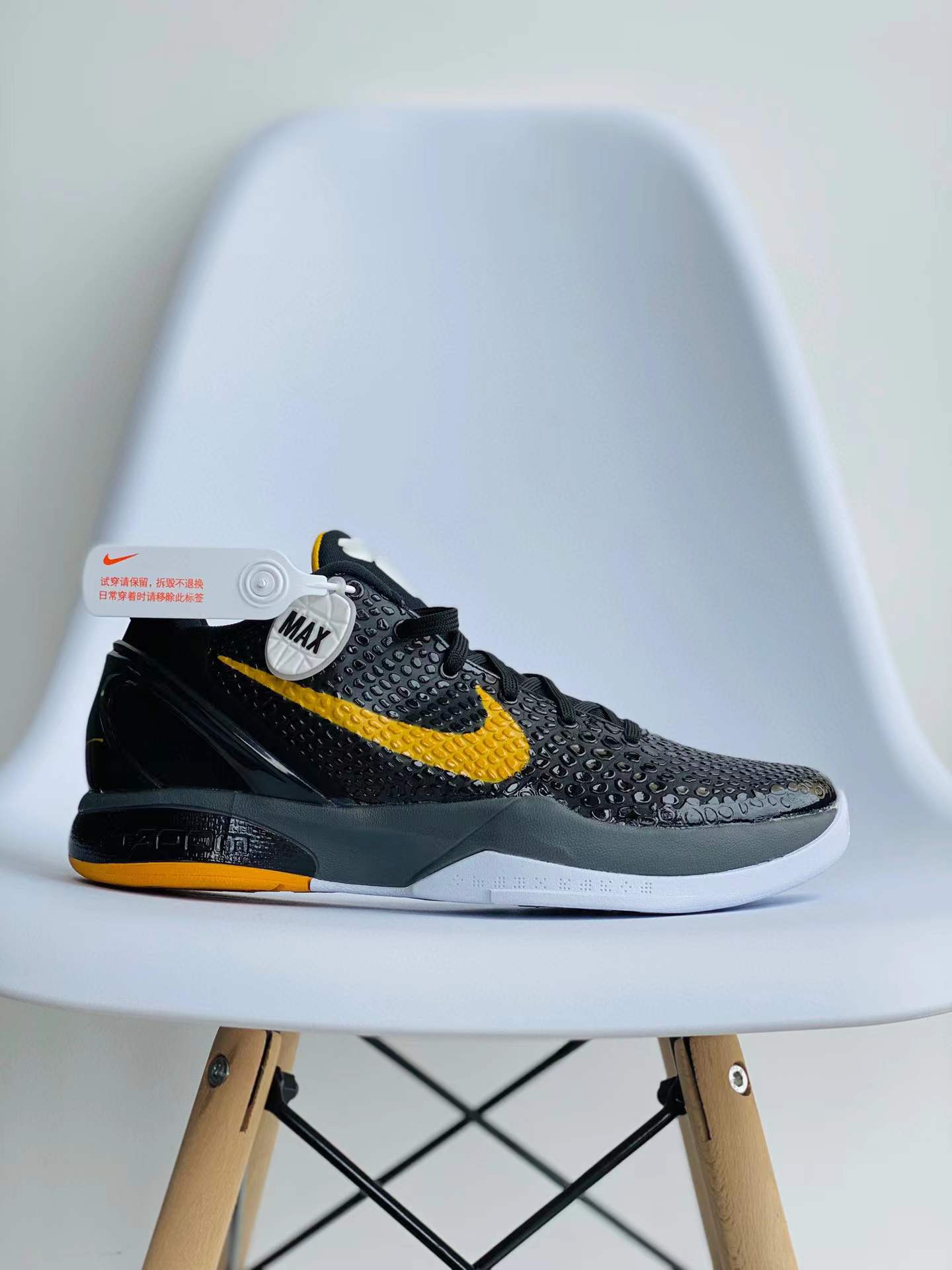 滅世純原 KOBE6 Black Del Sol 黑曼巴 科比 6 低筒 球鞋 籃球鞋 實戰鞋 前後氣墊 真碳板 男鞋 429659-002