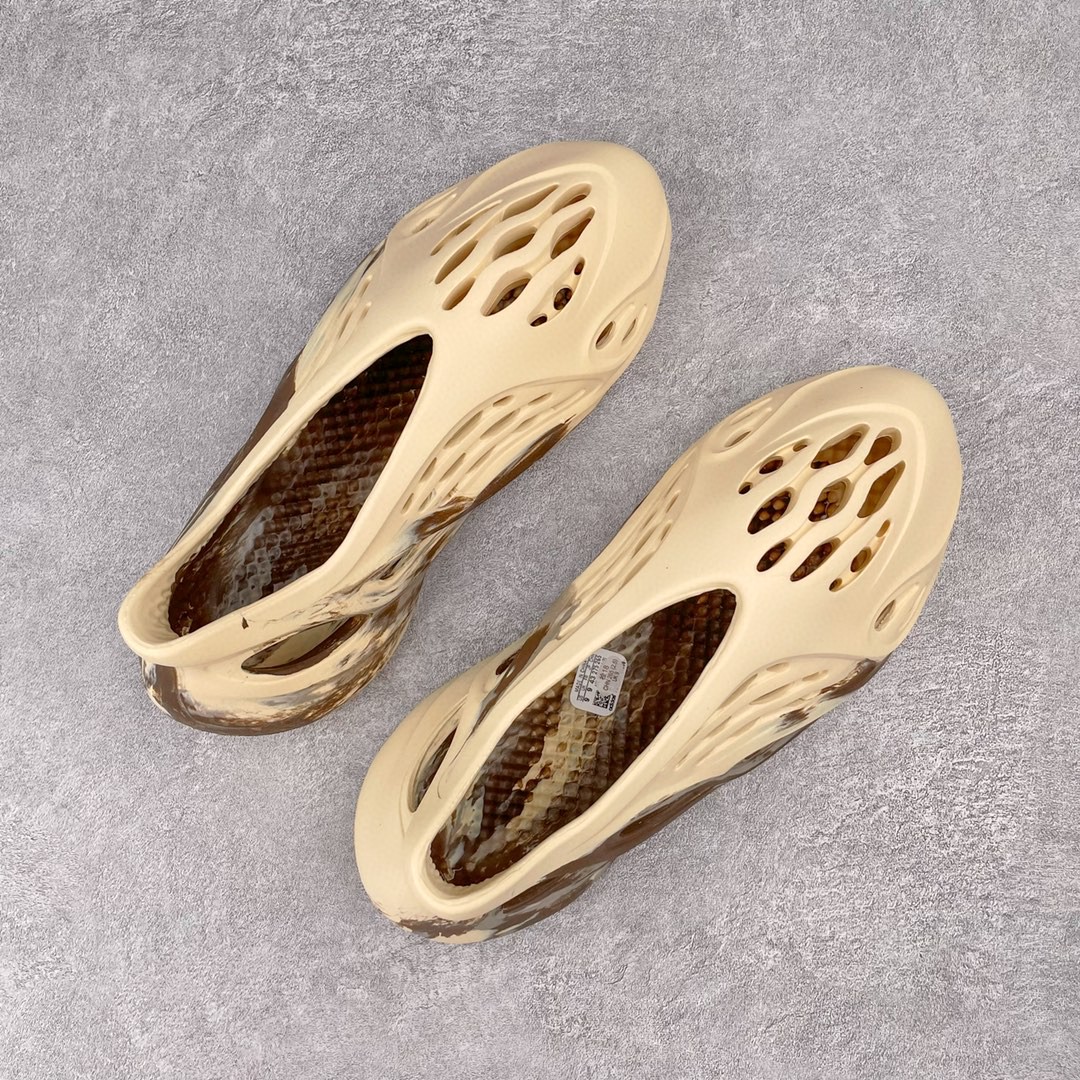 adidas originals Yeezy Foam Runner MX Cream Clay 奶油黏土 油画 运动凉鞋 洞洞鞋 拖鞋 室内室外拖 男鞋 女鞋 GX8774