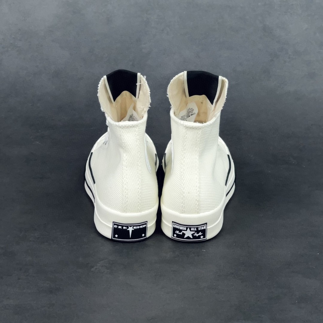 [Copy]Rick Owens DRKSHDW Converse Chuck Taylor ALL Star 1970S High 白色 高筒 板鞋 休闲鞋 帆布鞋 男鞋 女鞋 172346C