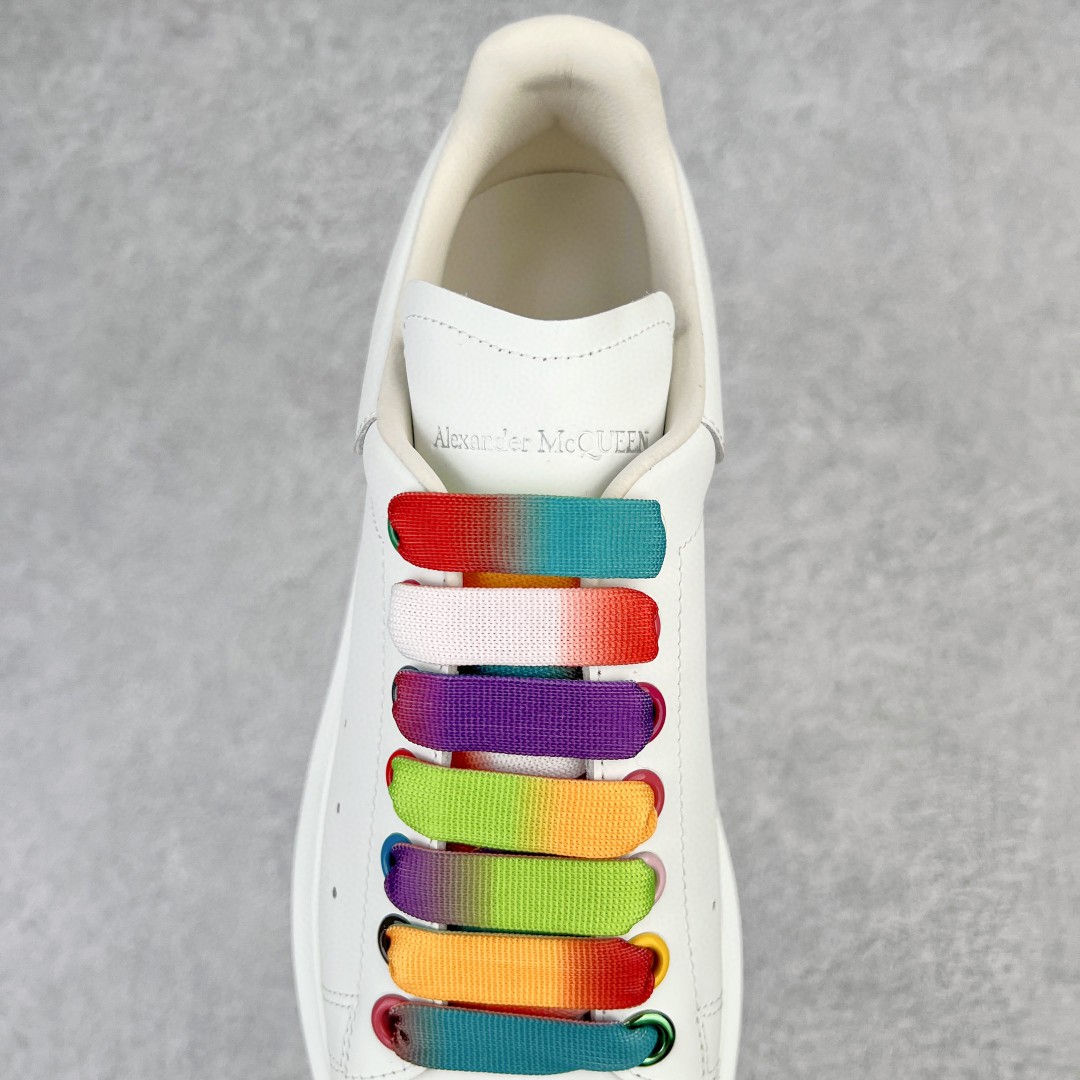 Alexander McQueen 麦昆 白色 低筒 板鞋 休闲鞋 厚底鞋 增高鞋 男鞋 女鞋 553680WHX9P9035