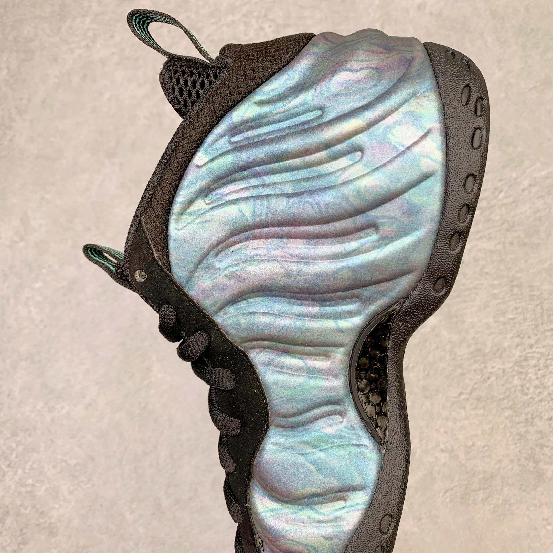 NIKE Air Foamposite One Abalone 鲍鱼喷 幻彩蓝 喷泡 篮球鞋 男鞋 碳板 575420-009
