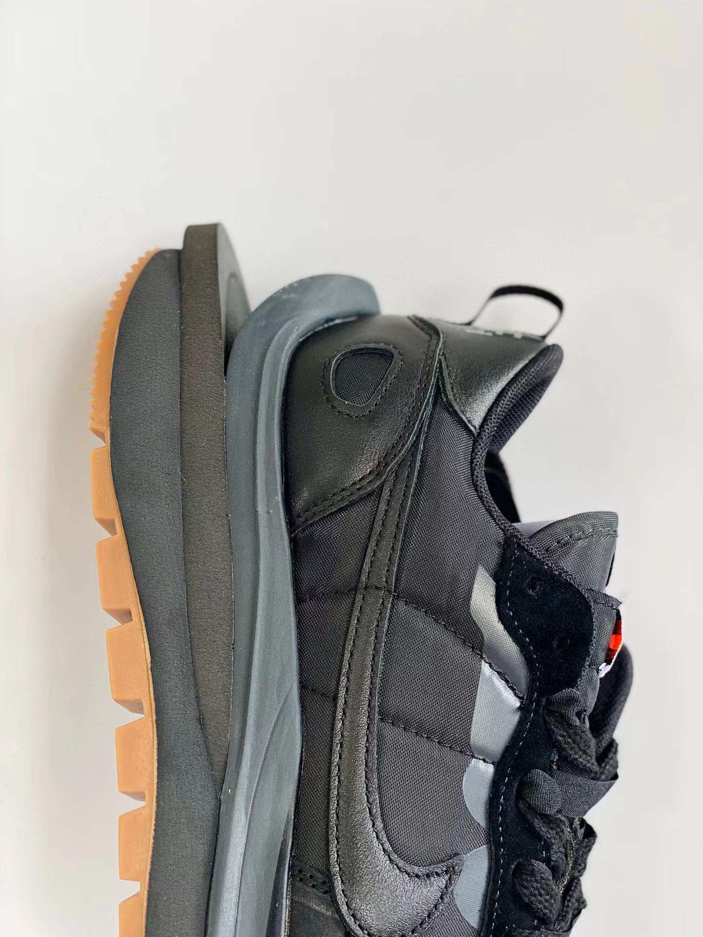 Sacai 3.0 VaporWaffleBlack and Gum 黑色 黑生胶  低筒 华夫鞋 增高男女鞋 结构解构鞋 复古休闲鞋  DD1875-001