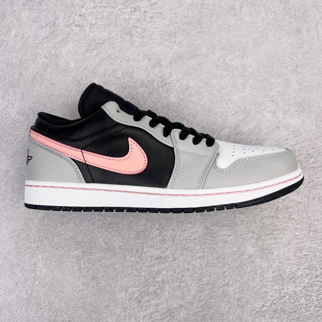 Air Jordan 1 Low AJ1 白黑粉 板鞋 休闲鞋 女鞋 男鞋 553558-062