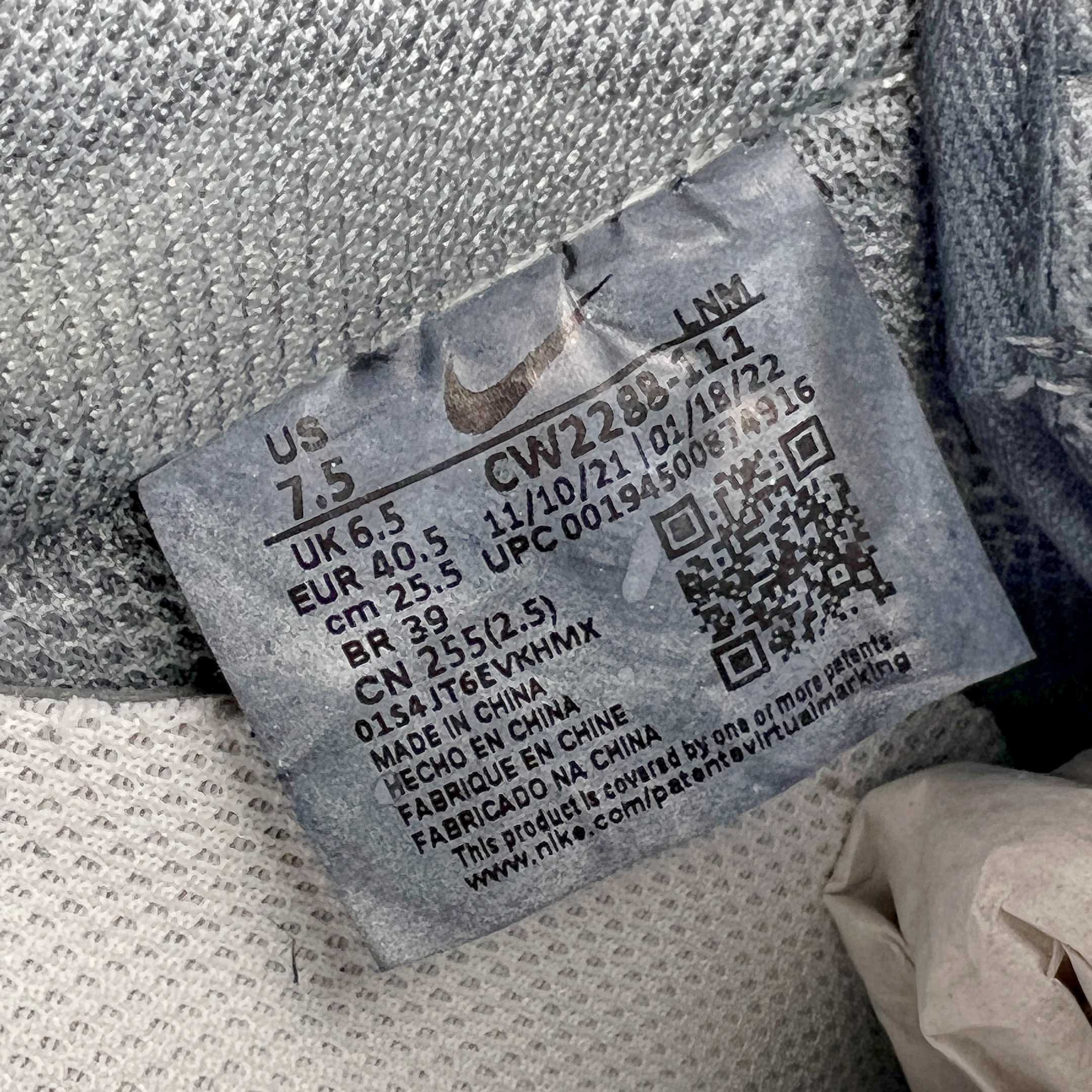 高级客制 Air Force 1'07 Low"White Blue  Chrome Hearts  旧泼墨克罗心  低筒  空军一号 休闲鞋 板鞋 男鞋 