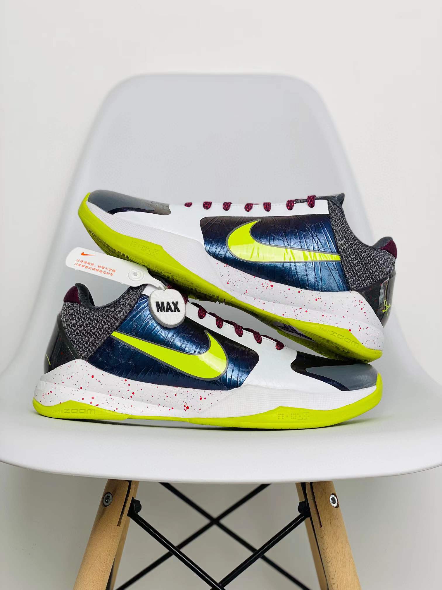 滅世純原 Kobe5 Protro Chaos 科比 5 小丑 低筒 籃球鞋 球鞋 實戰鞋 前後氣墊 真碳板  CD4991-100