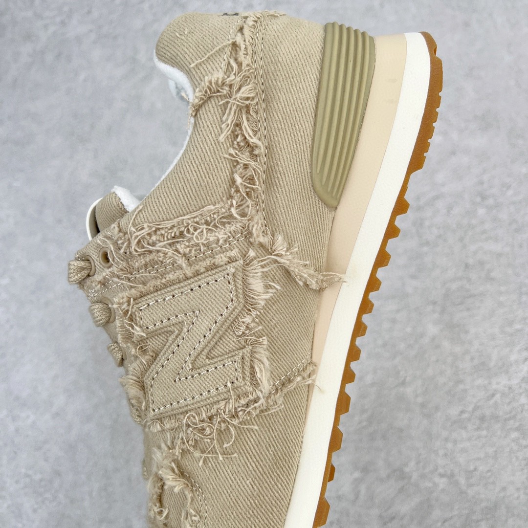 MiuMiu New Balance NB574 米黄色 低筒 联名 女款 复古慢跑鞋 女鞋 休闲鞋 板鞋 5E765D_CSL_F0044_F_015