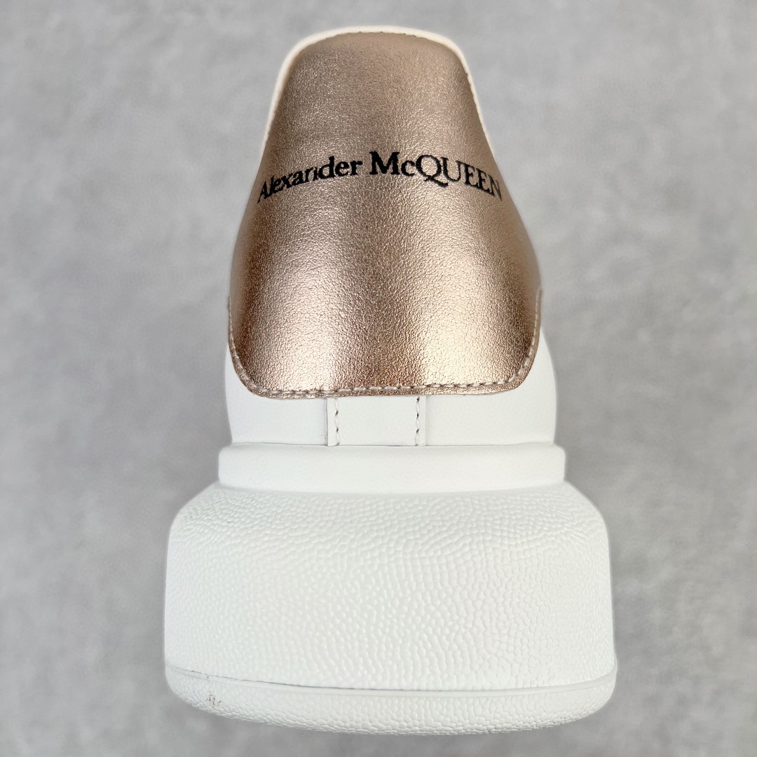 Alexander McQueen 麦昆 白色 金属尾 低筒 板鞋 休闲鞋 厚底鞋 增高鞋 男鞋 女鞋 553680WHNBG9075