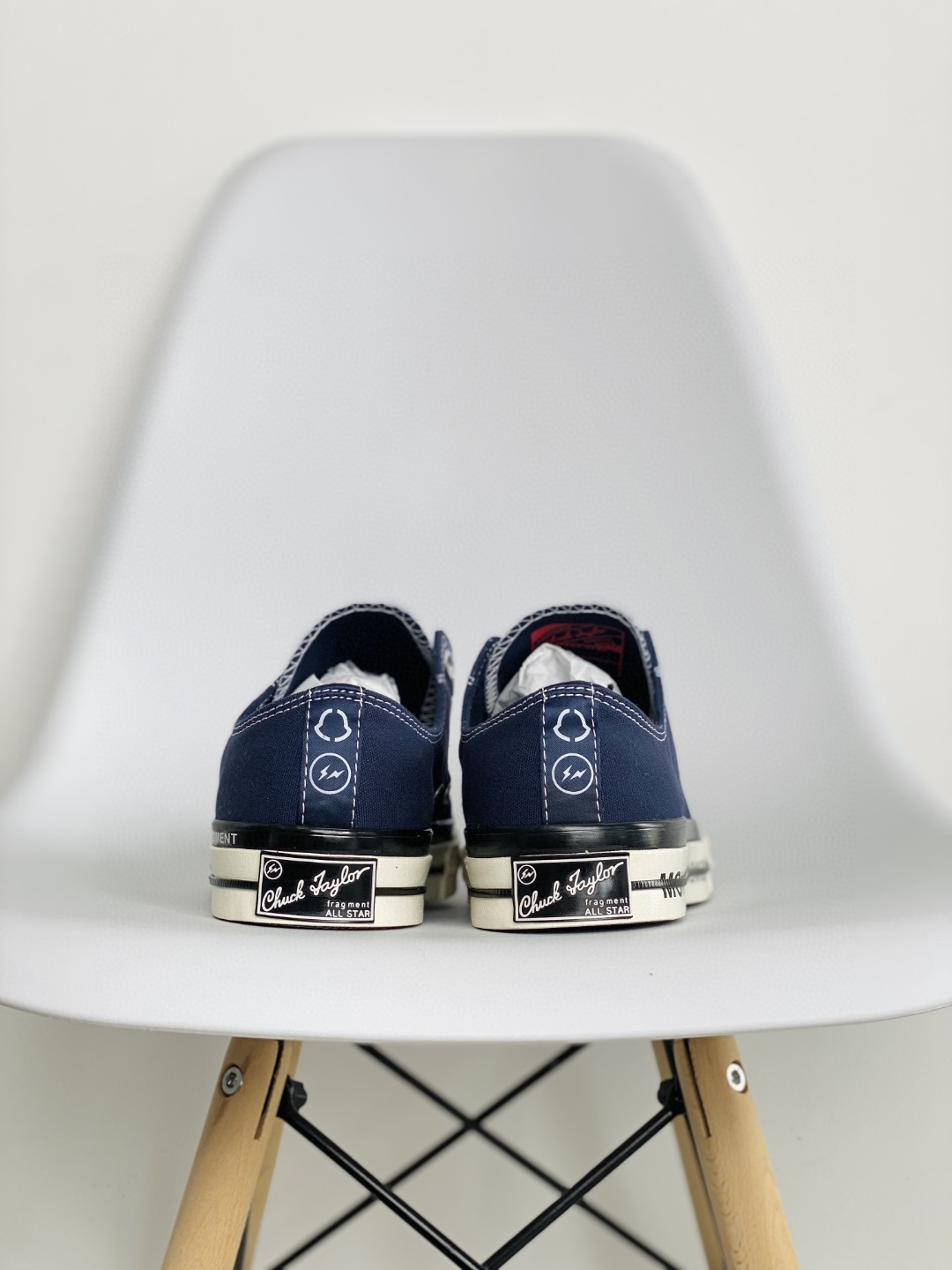 Fragment Design x Moncler x Converse Chuck Taylor All Star 1970s 联名 蓝色 低筒 帆布鞋 板鞋 休闲鞋  男鞋 女鞋 172323C
