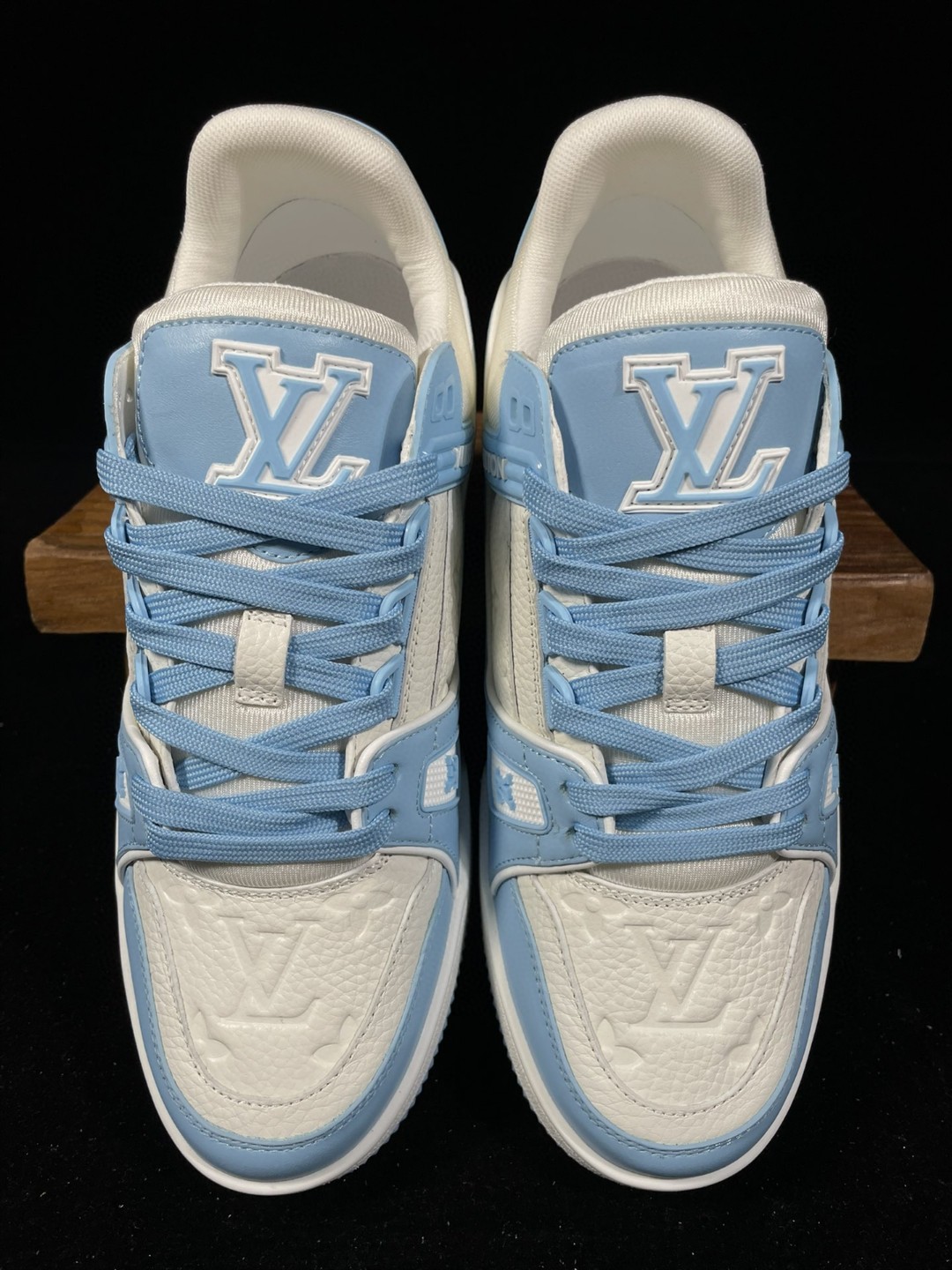 Louis Vuitton 路易威登 Trainer 白蓝 低筒 休闲鞋 板鞋 运动鞋 男鞋 女鞋 
