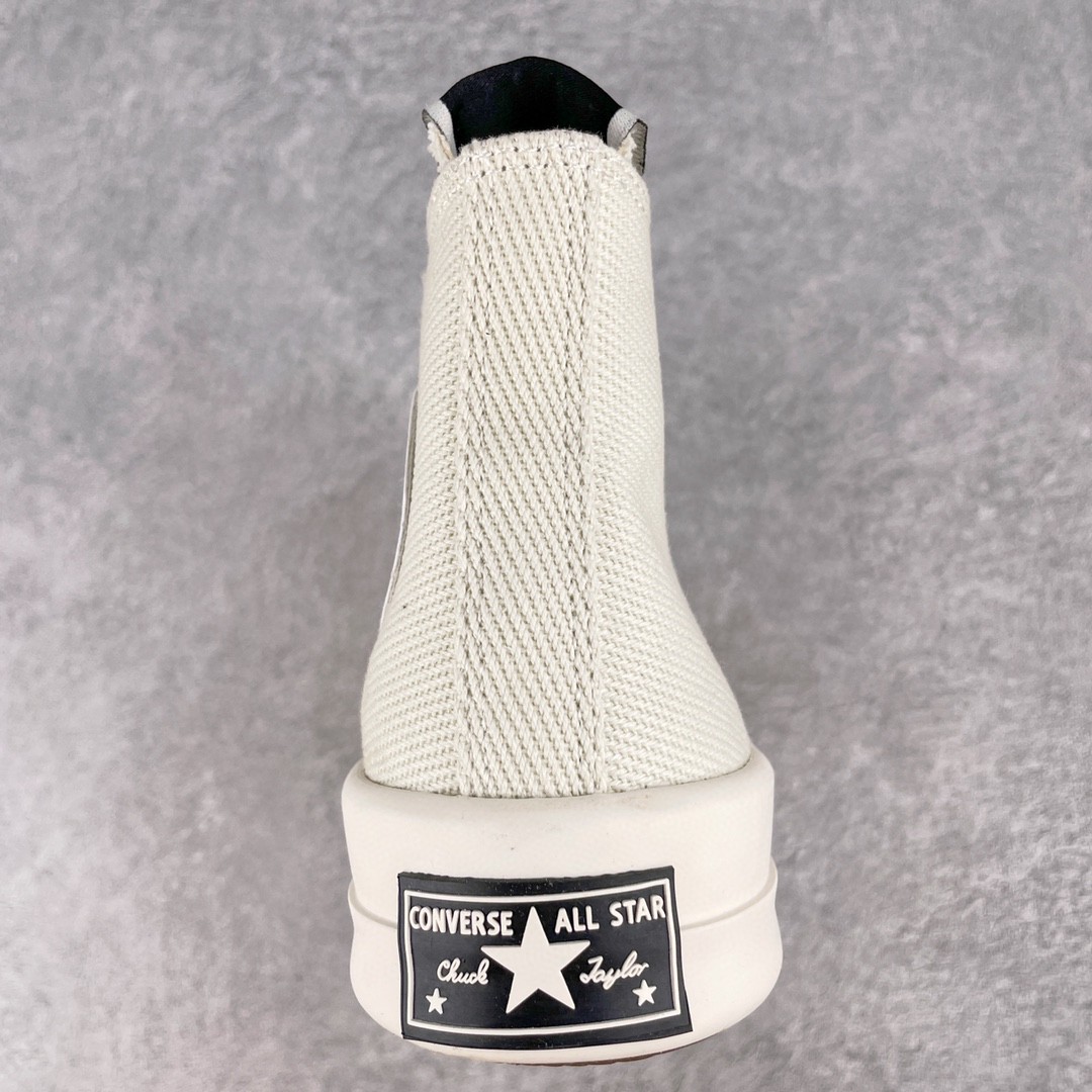 Rick Owens DRKSHDW Converse Turbodrk Chuck Taylor ALL Star 1970S High 白色 高筒 板鞋 休闲鞋 帆布鞋 男鞋 女鞋 172346C