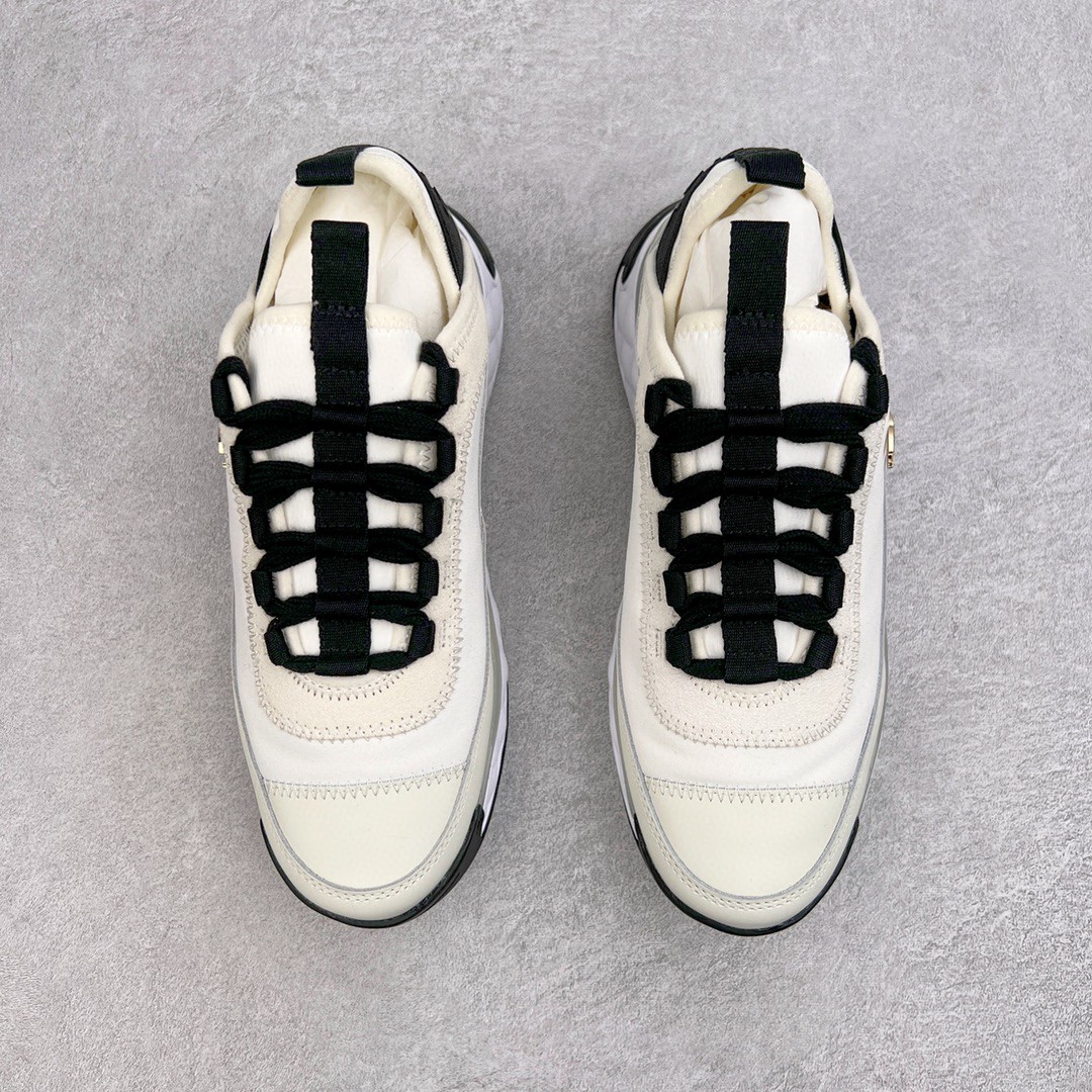 CHANEL 香奈儿 象牙白 金扣 天鹅绒 小牛皮 低筒 运动鞋 休闲鞋 跑步鞋 女鞋 G35618 Y53646 10800金扣