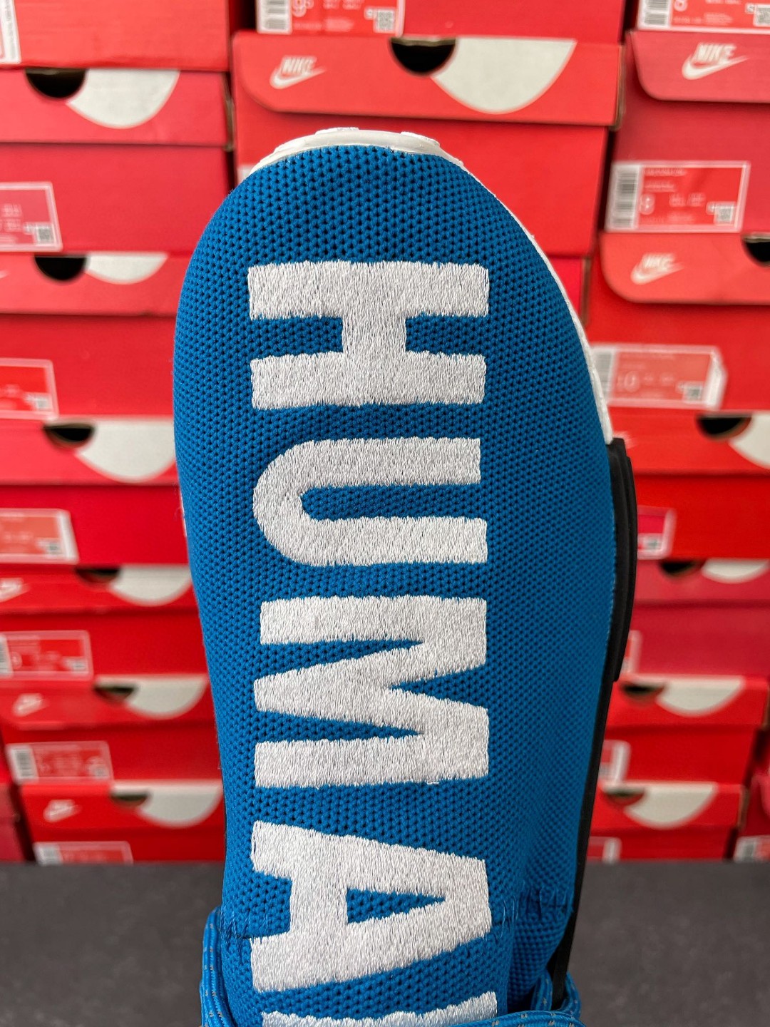 Pharrell Williams x adidas originals NMD HU Human Being Sharp Blue 菲董联名 蓝白色 低筒 运动鞋 休闲鞋 男鞋 BB0618