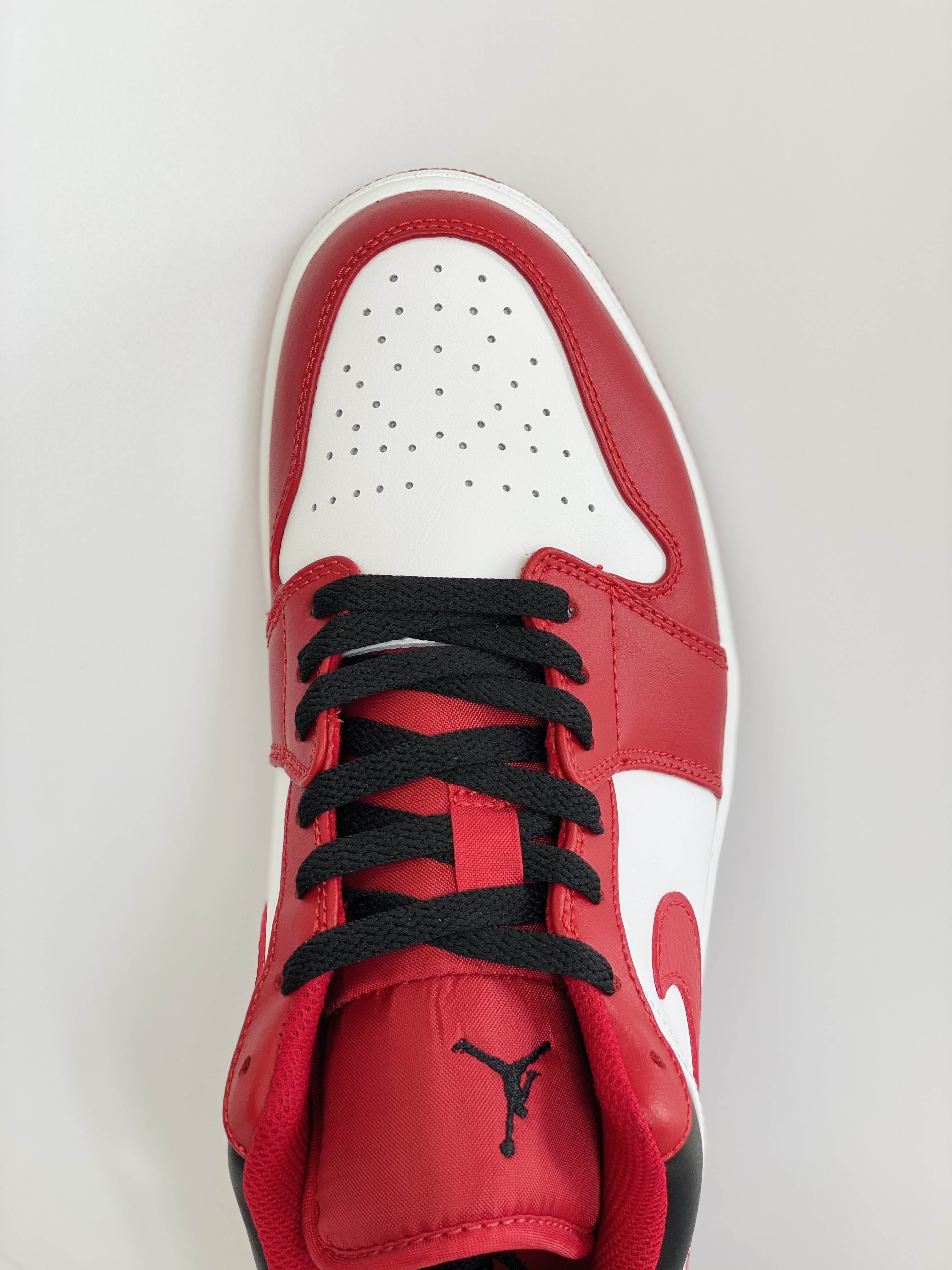 Air Jordan 1 Low AJ1 Gym Red and Black  紅白黑 低筒  休閒鞋 板鞋 男鞋 女鞋 553558-163