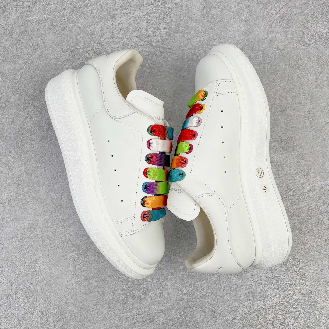 Alexander McQueen 麦昆 白色 低筒 板鞋 休闲鞋 厚底鞋 增高鞋 男鞋 女鞋 553680WHX9P9035