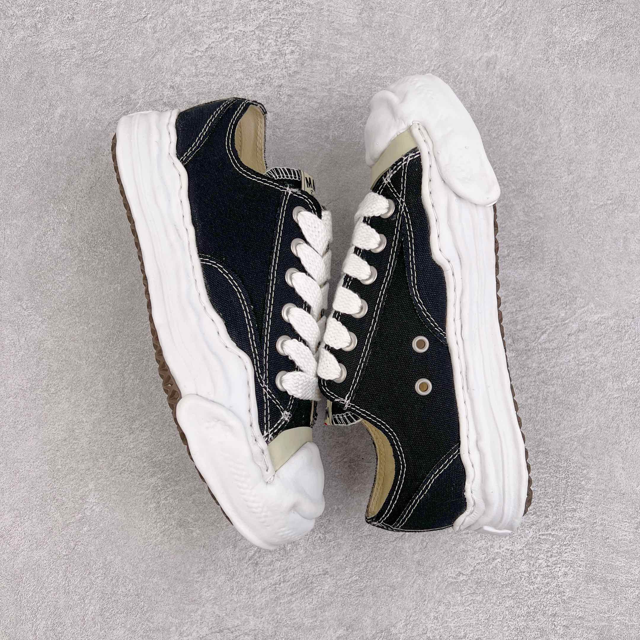 MIHARA YASUHIRO Original MMY 三原康裕 黑色 低筒 溶胶鞋 帆布鞋 板鞋 休闲鞋 增高鞋 男鞋 女鞋 