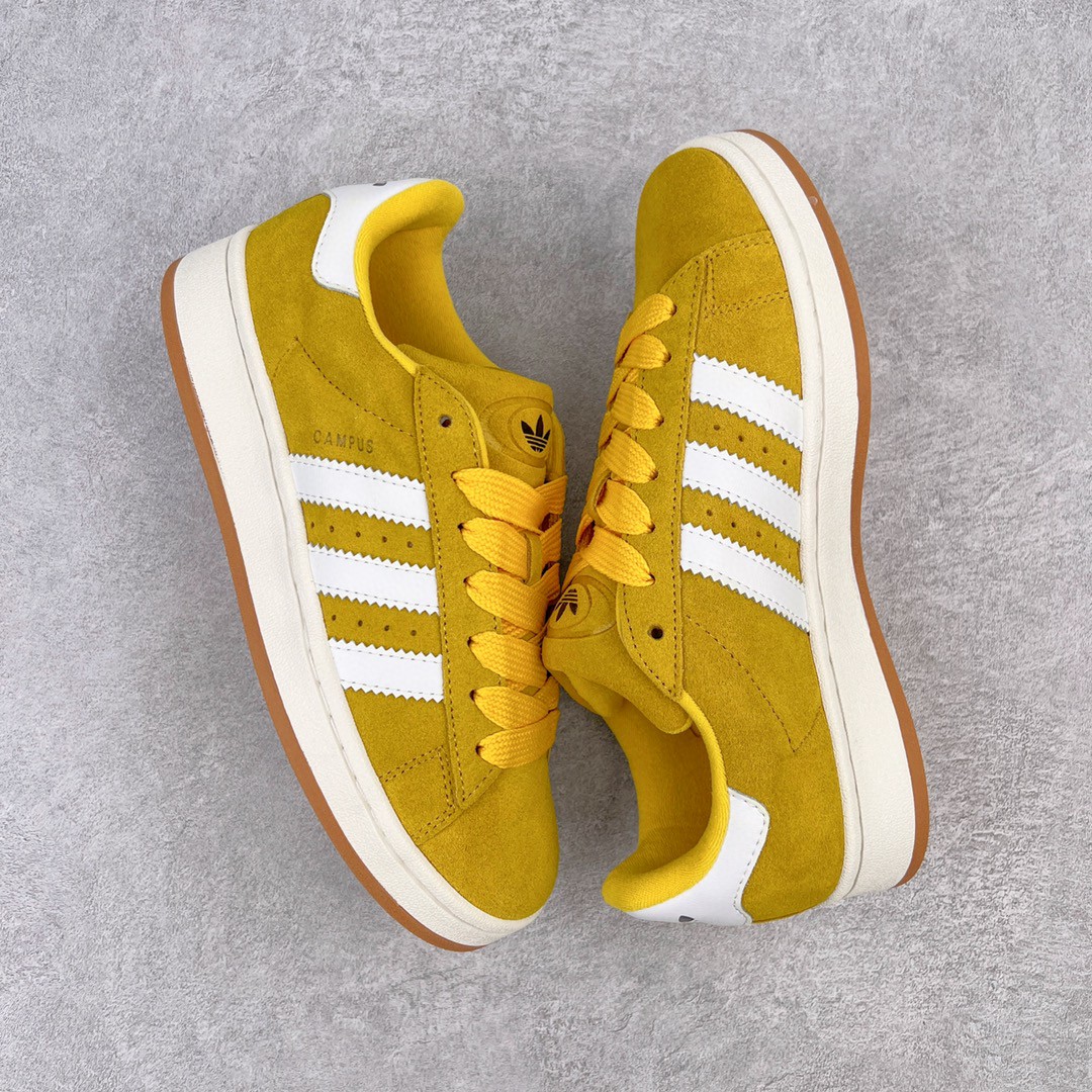 adidas originals Campus 00s 姜黄 低筒 复古板鞋 休闲鞋 男鞋 女鞋 HR1466