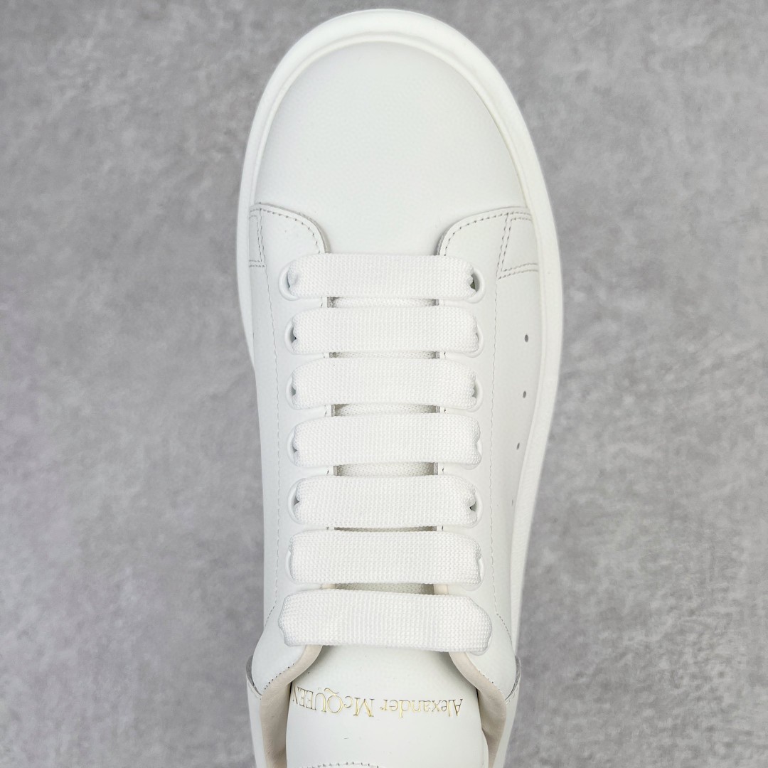 Alexander McQueen Glow In The Dark Heel Tab 麦昆 白色 低筒 板鞋 休闲鞋 厚底鞋 增高鞋 男鞋 女鞋 662652WIA4M9000
