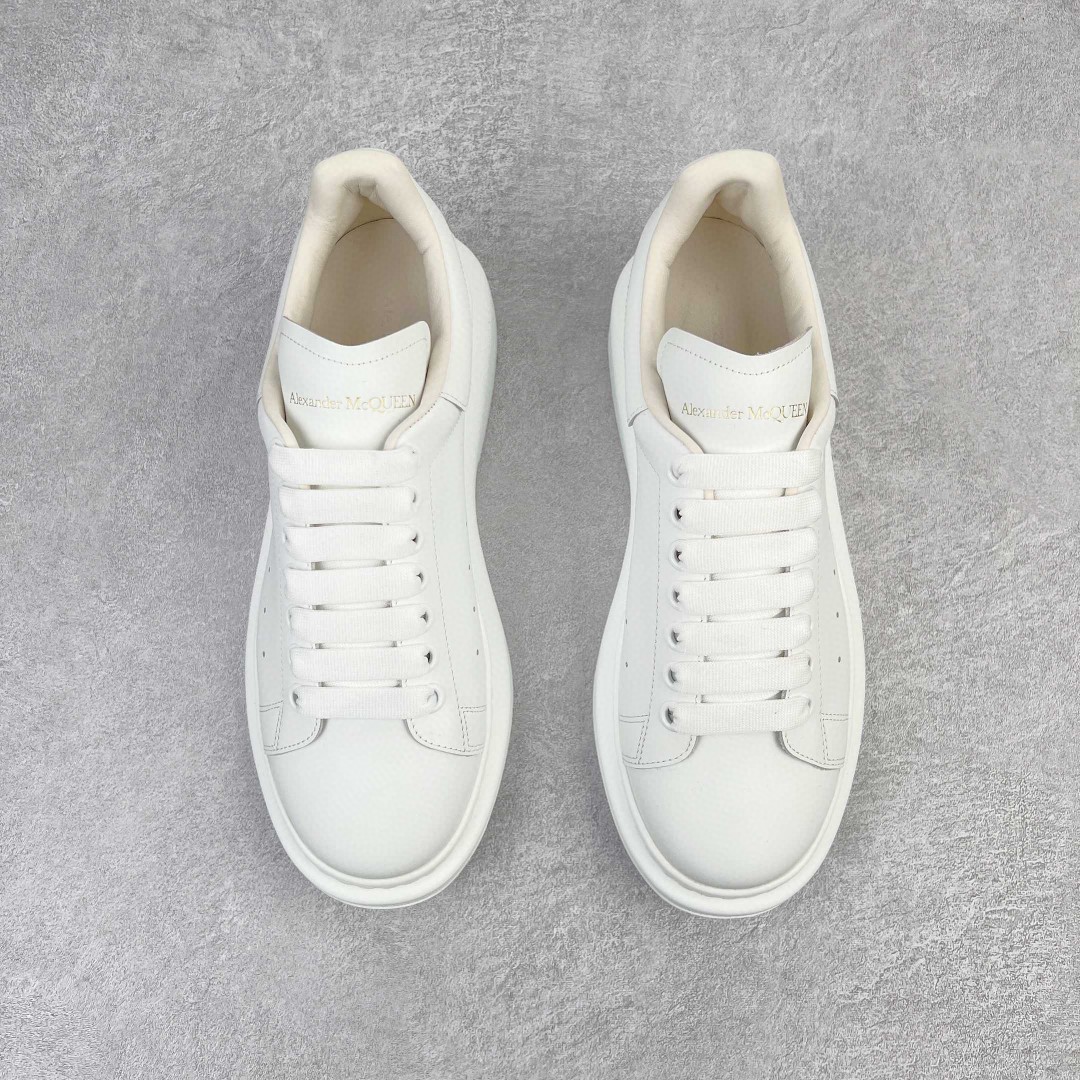 Alexander McQueen Glow In The Dark Heel Tab 麦昆 白色 低筒 板鞋 休闲鞋 厚底鞋 增高鞋 男鞋 女鞋 662652WIA4M9000