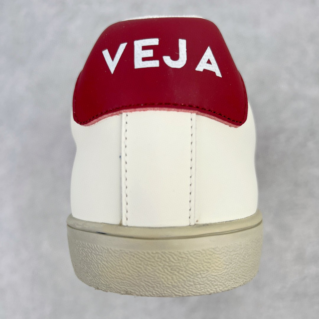VEJA Esplar 白红 皮革 低筒 板鞋 休闲鞋 运动鞋 女鞋 男鞋 EO022110