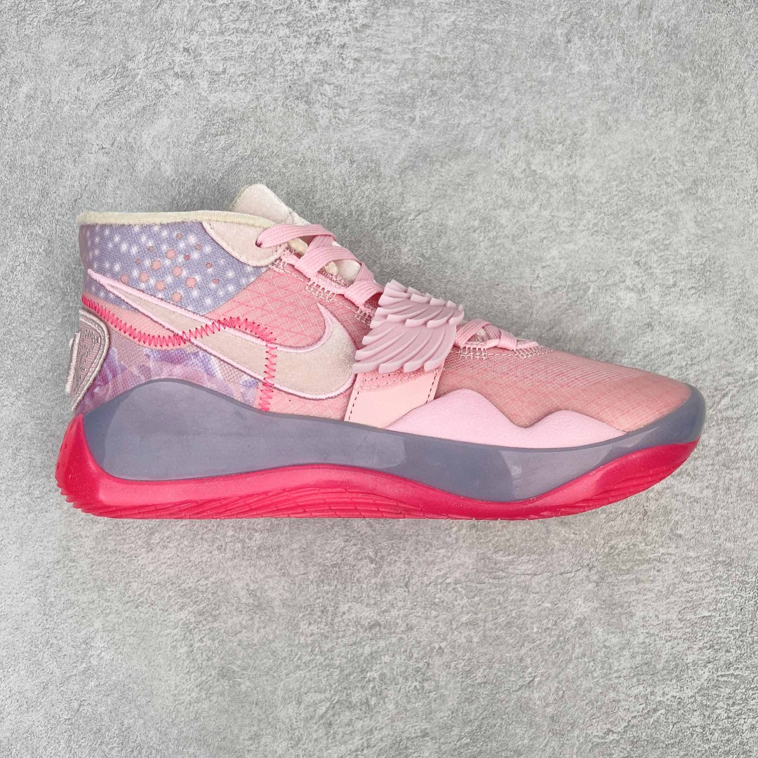 Zoom KD 12 XMAS What The Aunt Pearl 杜兰特12 乳腺癌 粉色 高筒 减震防滑 实战鞋 篮球鞋 运动鞋 男鞋 CT2740-900