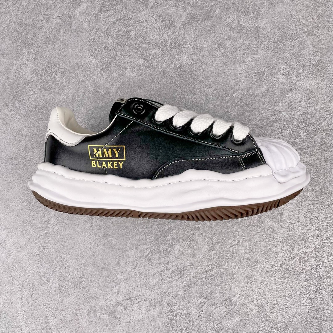 MIHARA YASUHIRO Original MMY 三原康裕 黑色 皮面 低筒 溶胶鞋 帆布鞋 板鞋 休闲鞋 增高鞋 男鞋 女鞋 