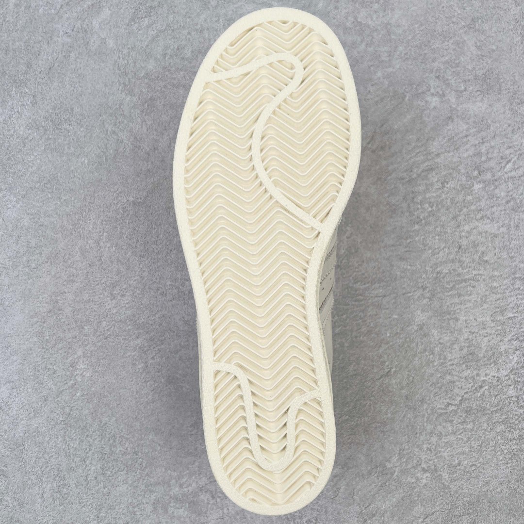 Adidas originals Superstar 贝壳头 白色奶油 低筒 板鞋 休闲鞋 运动鞋 男鞋 女鞋 GW4441