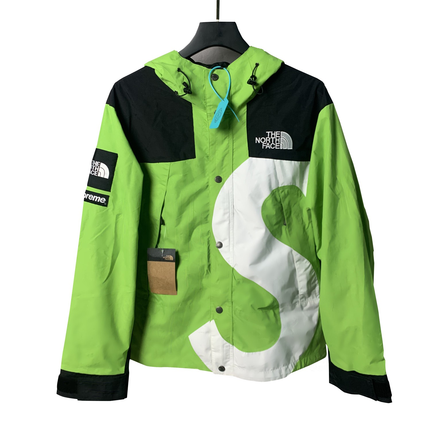 Supreme FW20 Week 10 The North Face S Logo Mountain Jacket 聯名款 大S 綠色 山地连帽冲锋衣 夾克 防水 防風 外套 男款 女款 SUP-FW20-237