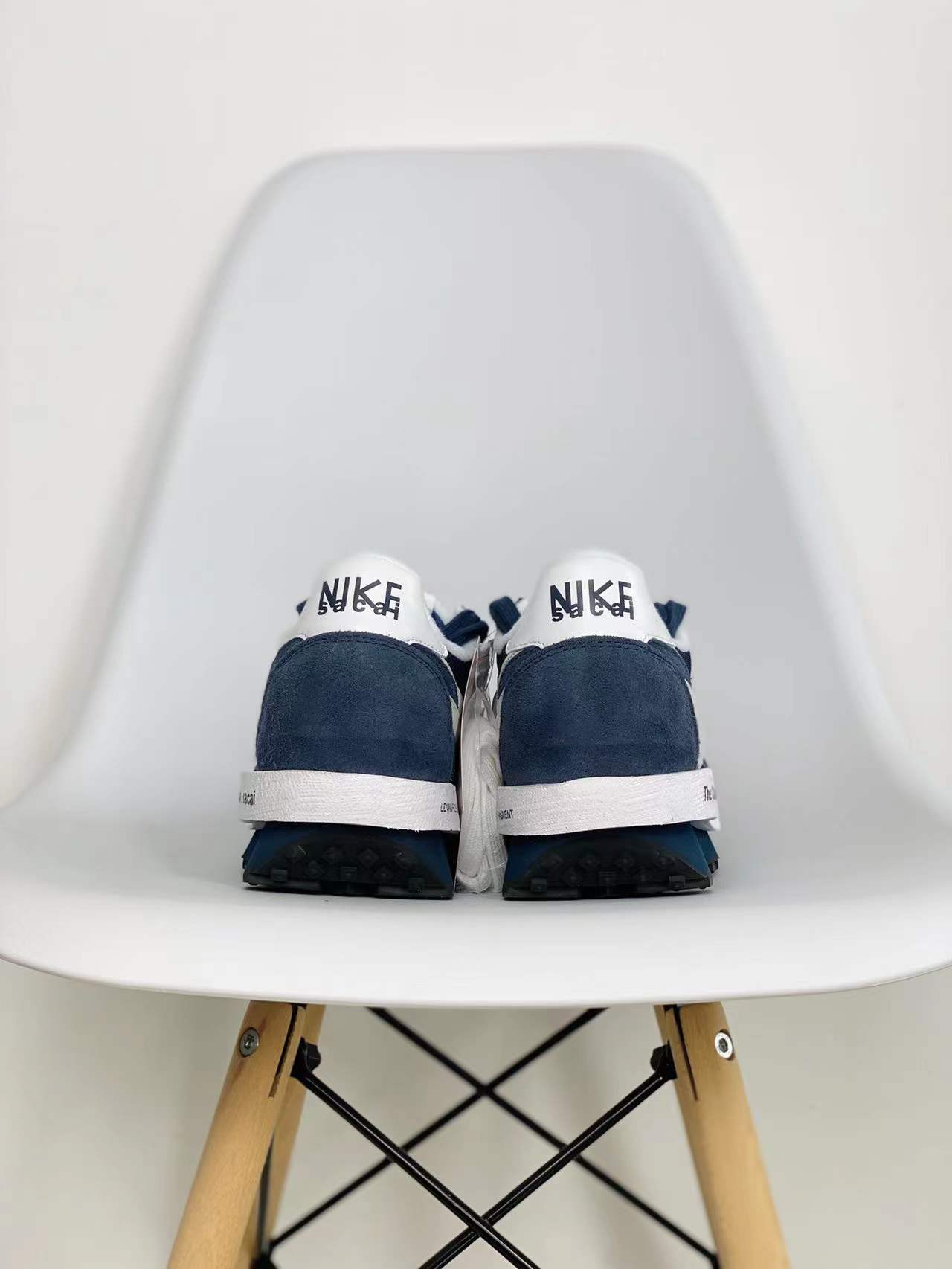 Fragment design x Sacai x NK LDV Waffle Daybreak 蓝色 藤原浩闪电三方联名  休闲鞋 透气网面 运动鞋 男鞋厚底 女鞋增高