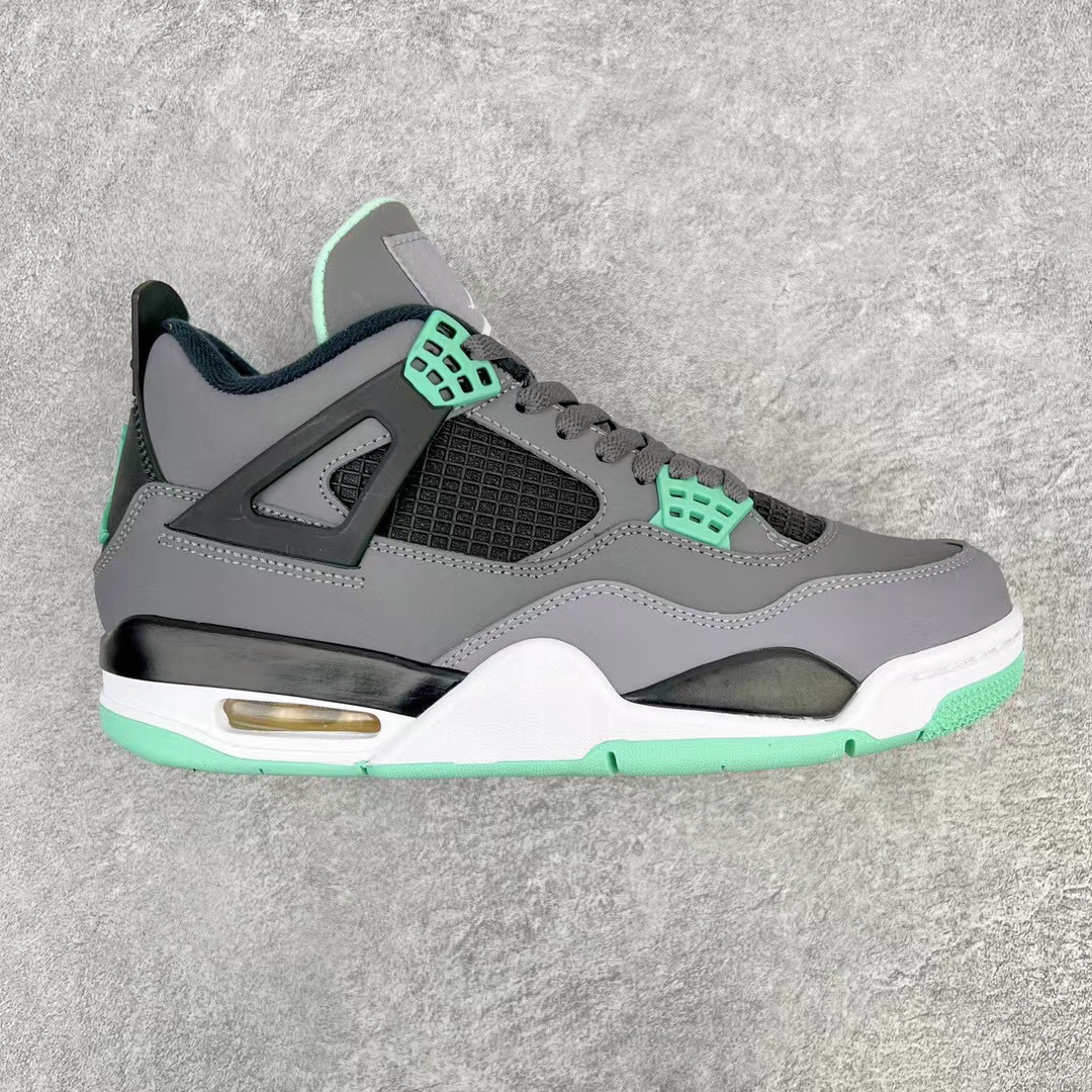 air jordan 4 retro green glow mens