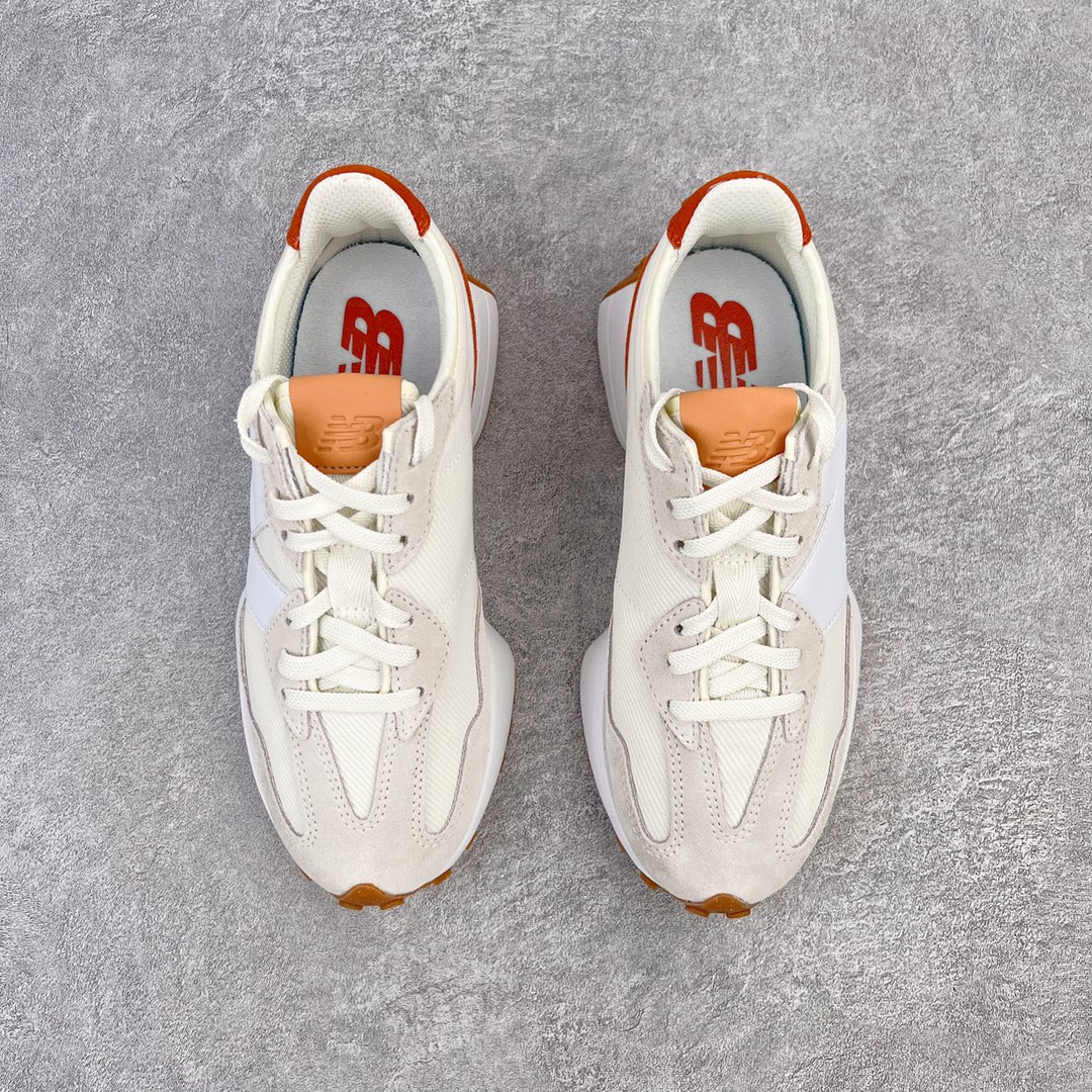 New Balance 327 浅灰色 橙灰  低筒 复古慢跑鞋 休闲鞋 板鞋 运动鞋 男鞋 女鞋 WS327RA