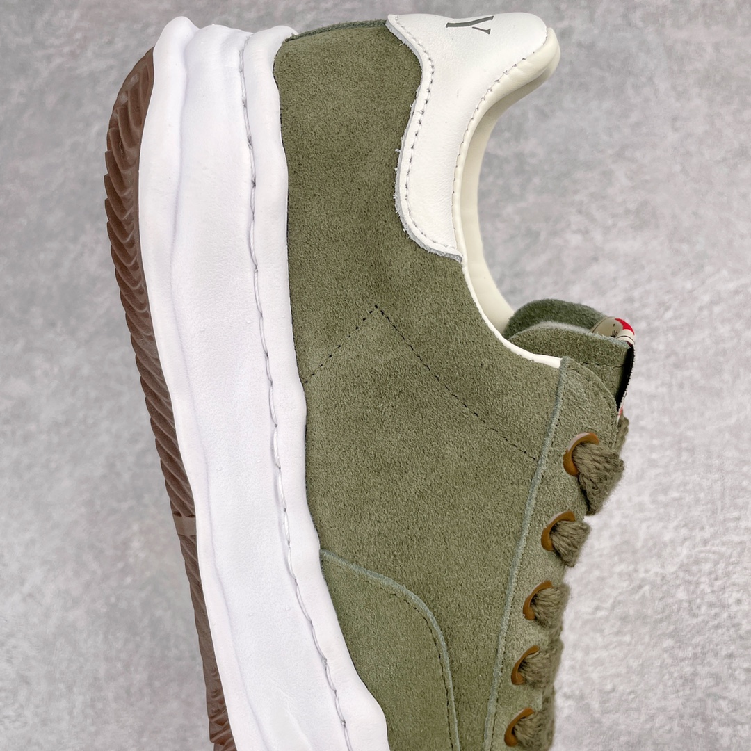 MIHARA YASUHIRO Original MMY 三原康裕 绿色 麂皮 低筒 溶胶鞋  板鞋 休闲鞋 增高鞋 男鞋 女鞋 A07FW708