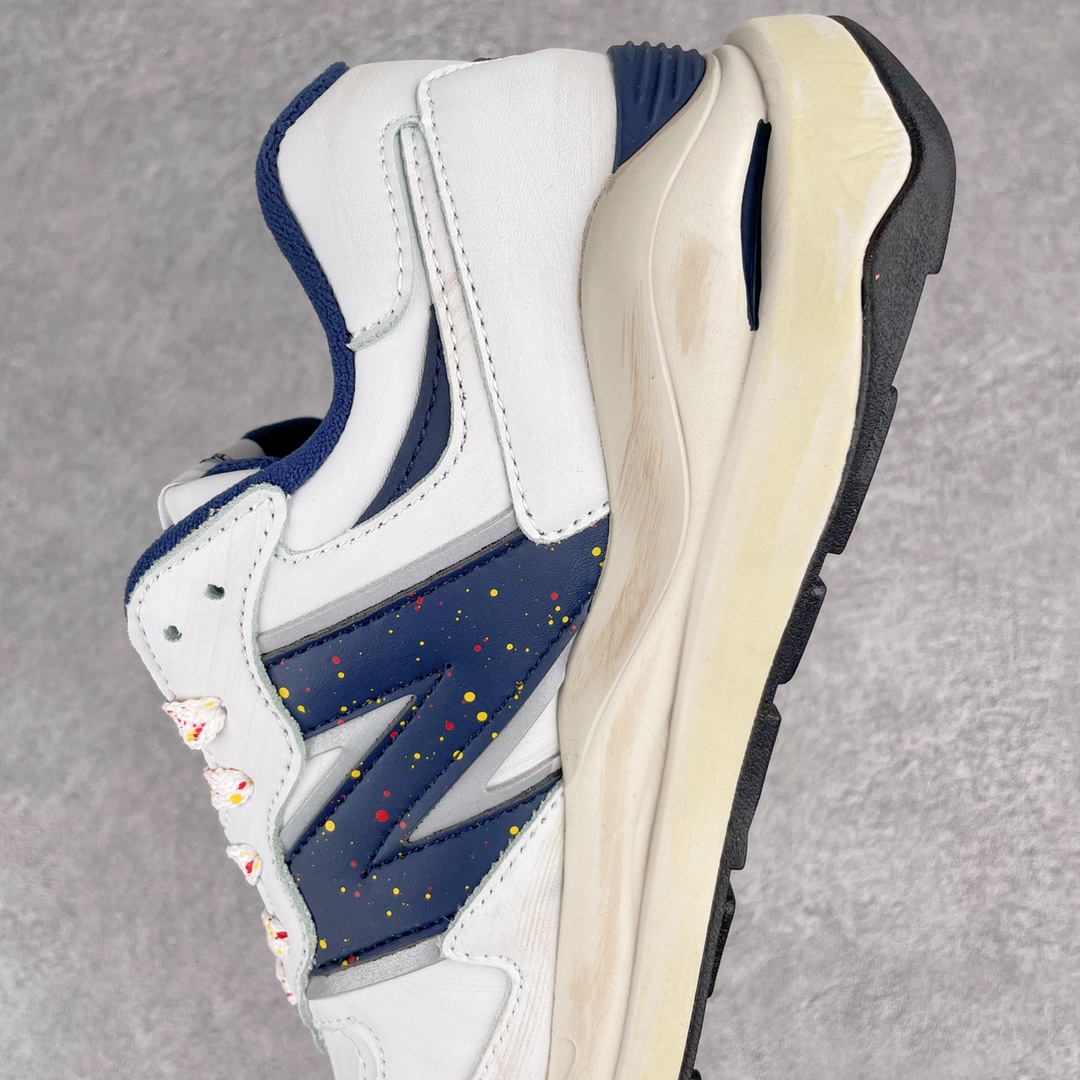 New Balance  NB5740 泼墨 做旧 黑白 低筒 复古慢跑鞋 板鞋 运动鞋 休闲鞋 男鞋 女鞋 M5740FD1