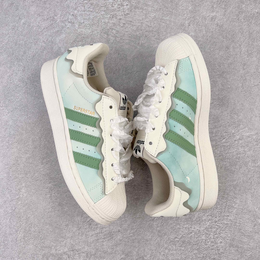 Adidas originals 贝壳头 樱花 少女心 奶油 白绿 低筒 板鞋 休闲鞋 运动鞋  男鞋 女鞋 GW4441