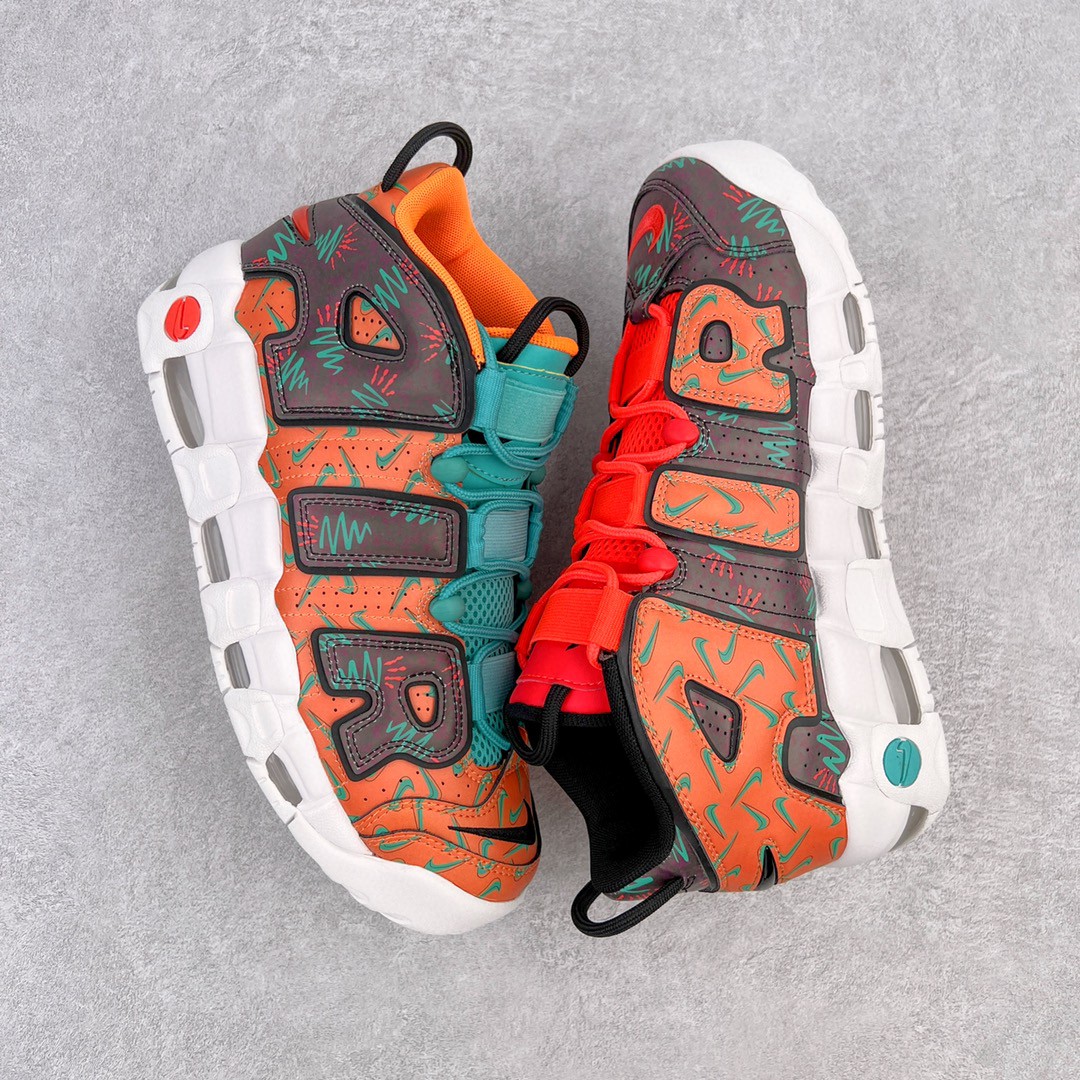 新版 Nike Air More Uptempo What 90s 皮蓬 褐橙低筒 篮球鞋 男鞋 女鞋 AT3408-800