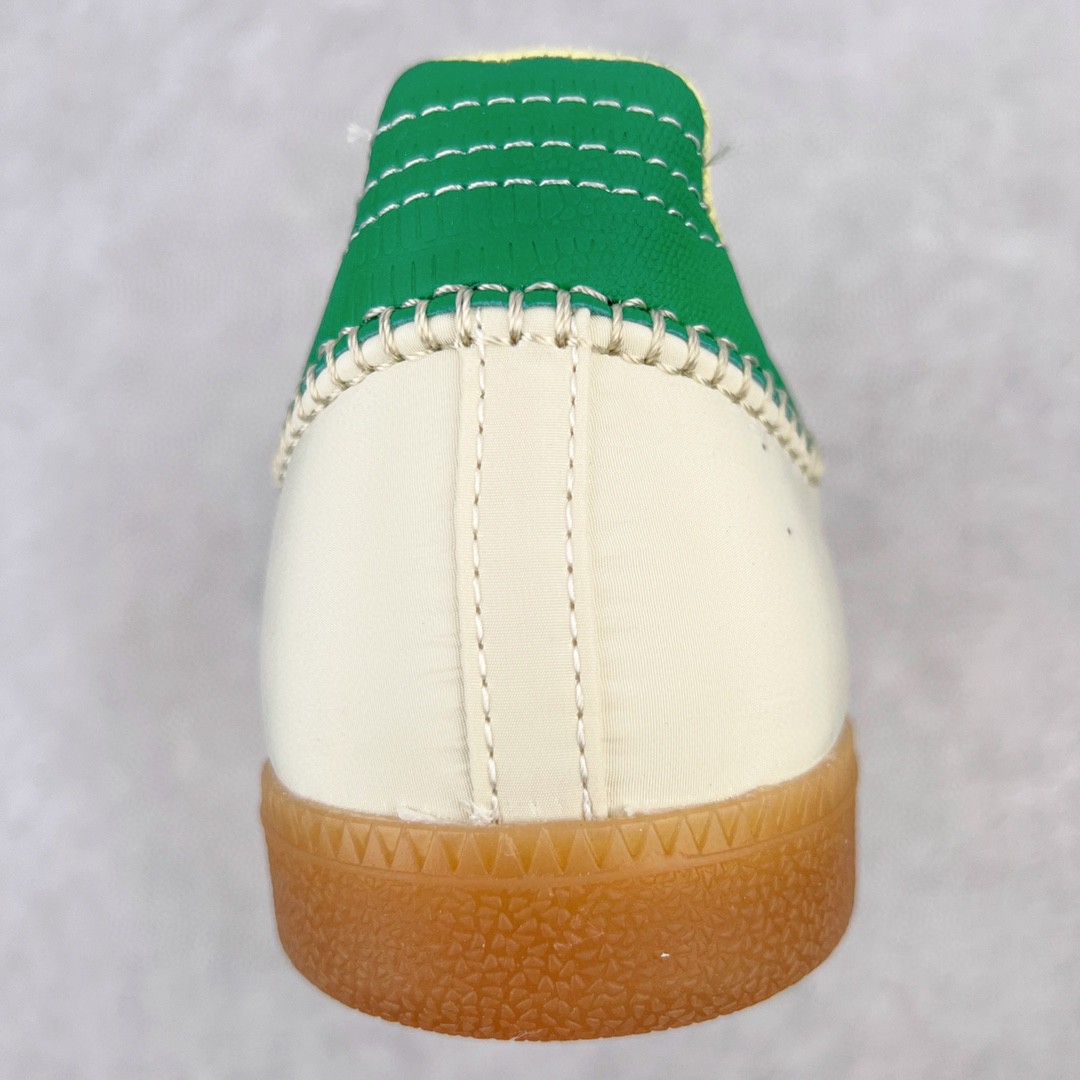  Wales Bonner x Adidas Originals Samba 米白绿 低筒 复古板鞋 休闲鞋 男鞋 女鞋 GY4344