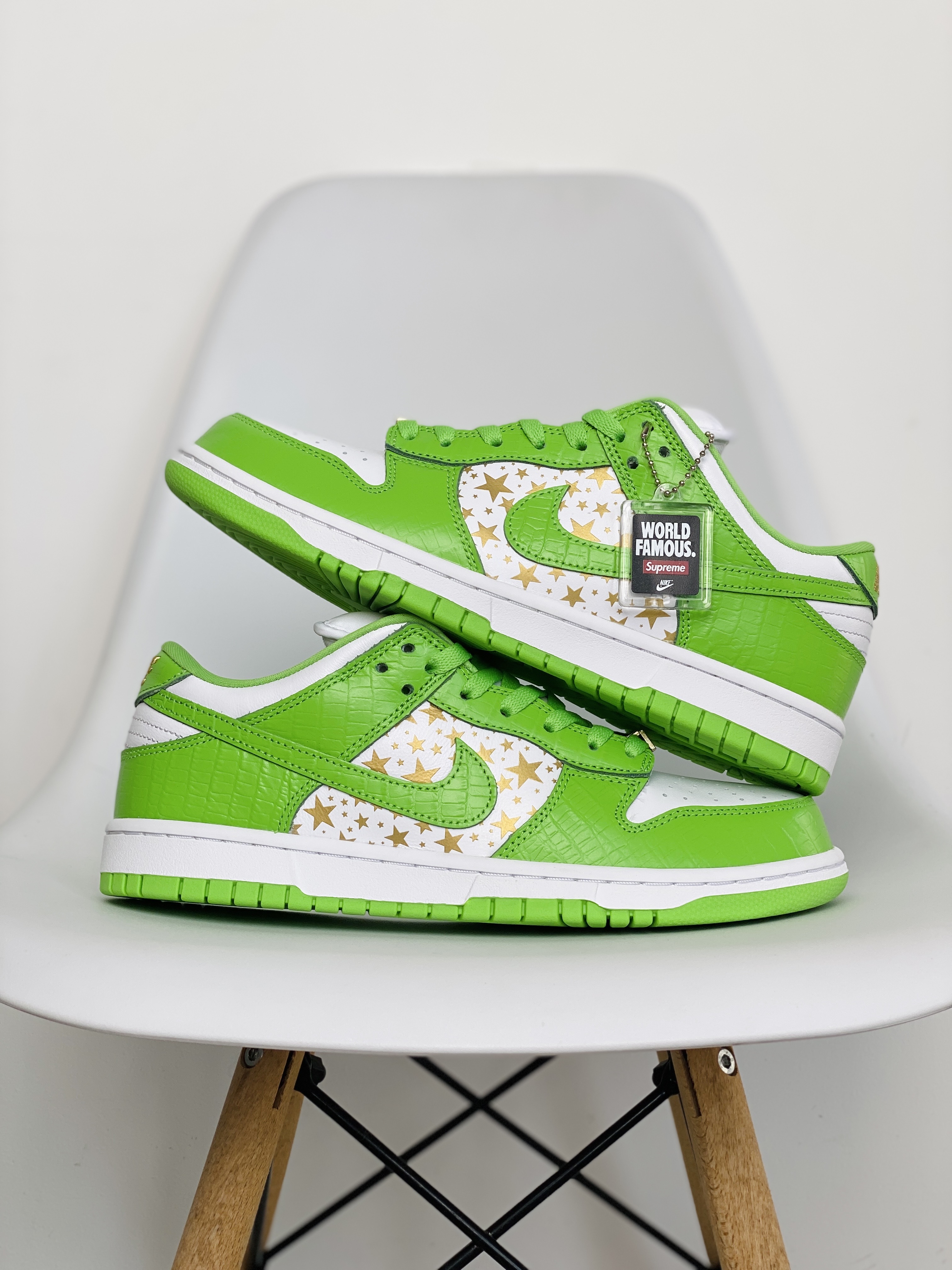 Supreme x SB Dunk Low Mean Green 联名 白金绿 低筒 复古板鞋 休闲鞋 男鞋 女鞋 DH3228-101