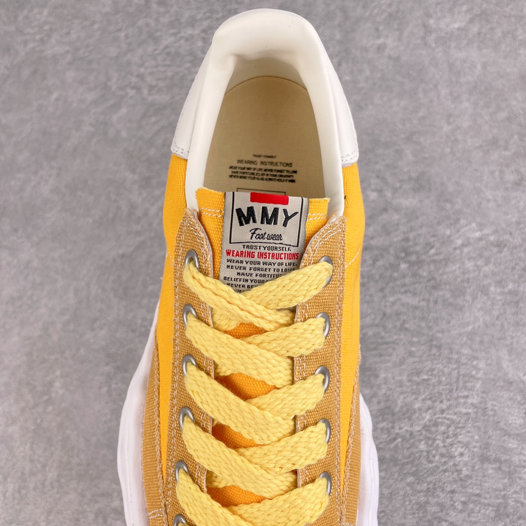MIHARA YASUHIRO Original MMY 三原康裕 黄色 低筒 溶胶鞋 帆布鞋 板鞋 休闲鞋 增高鞋 男鞋 女鞋 A08FW731