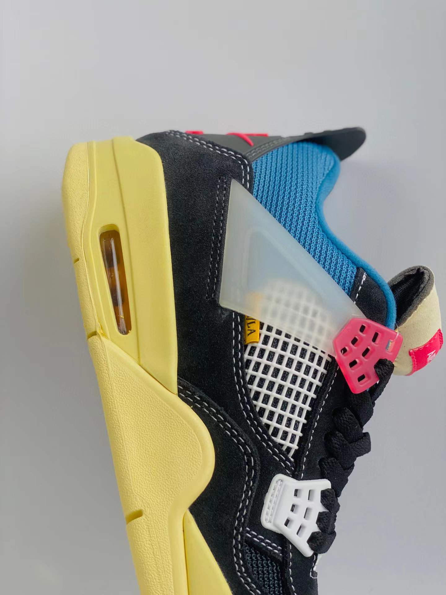 Union LA Air Jordan 4 AJ4 Retro Off Noir  黑蓝  麂皮 篮球鞋 运动鞋 休闲鞋 男鞋 DC9533-001