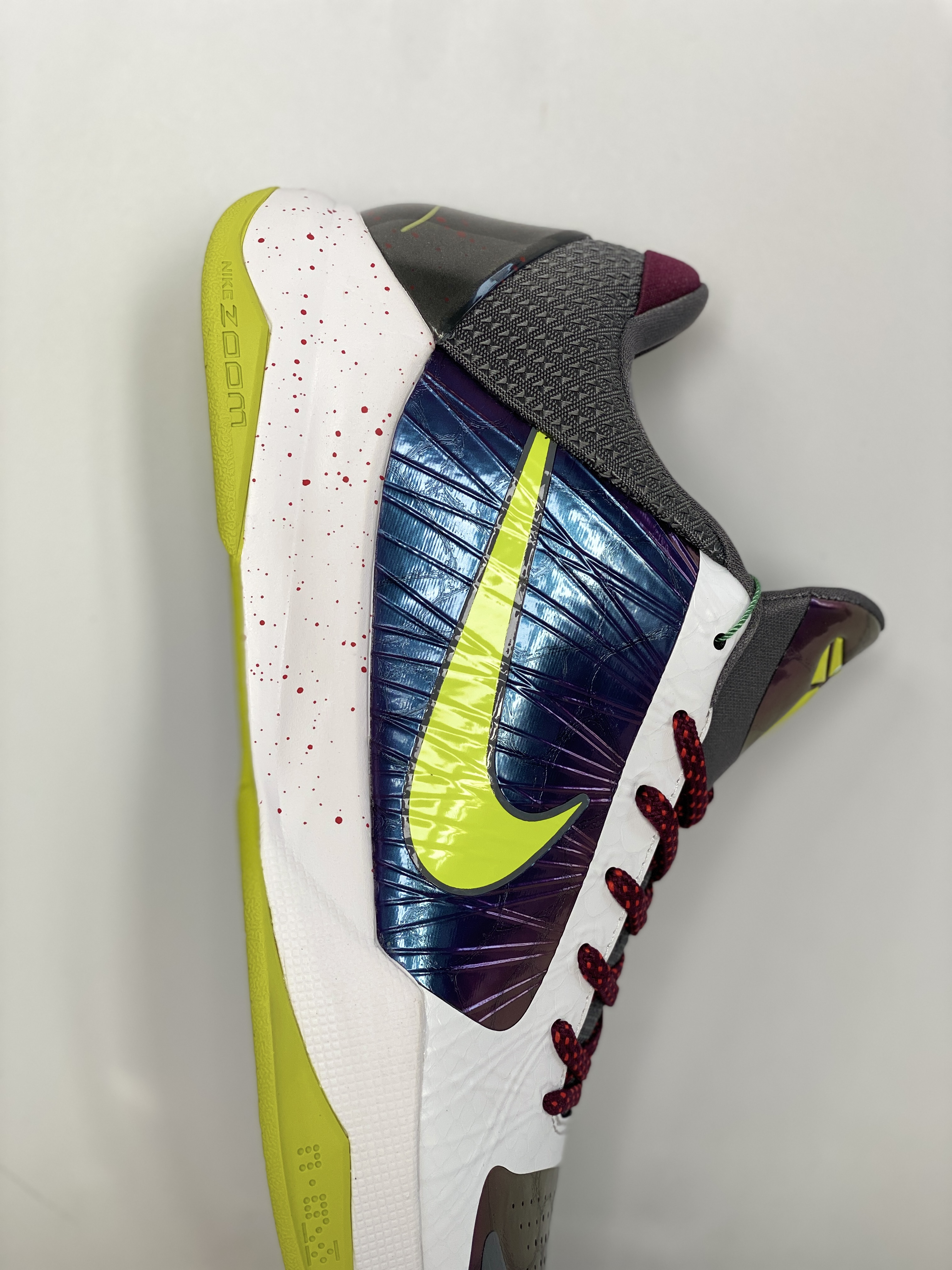 S2外貿 KOBE5 Chaos 小丑 低筒 前掌气垫 球鞋 籃球鞋 實戰鞋  真碳板 男鞋 CD4991-100