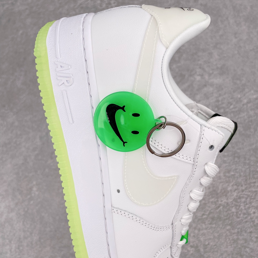 Air Force 1 Low 07 笑脸 白绿 低筒 休闲鞋 板鞋 男鞋 女鞋  CT3228-100