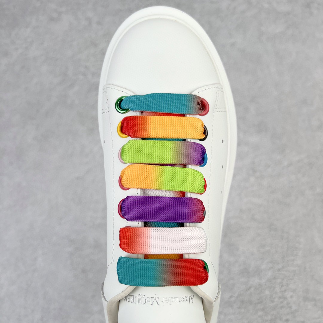 Alexander McQueen 麦昆 白色 低筒 板鞋 休闲鞋 厚底鞋 增高鞋 男鞋 女鞋 553680WHX9P9035