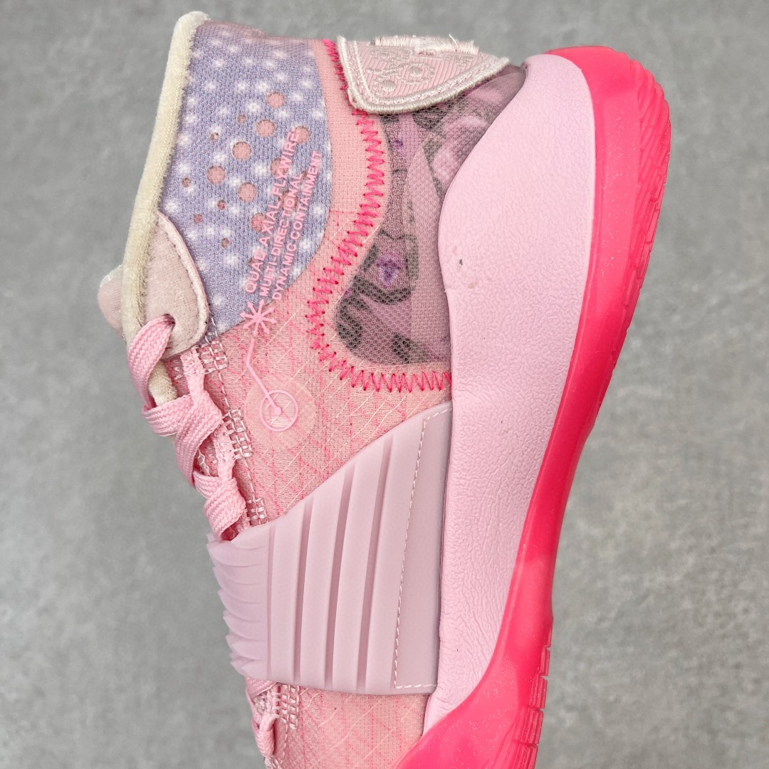 Zoom KD 12 XMAS What The Aunt Pearl 杜兰特12 乳腺癌 粉色 高筒 减震防滑 实战鞋 篮球鞋 运动鞋 男鞋 CT2740-900