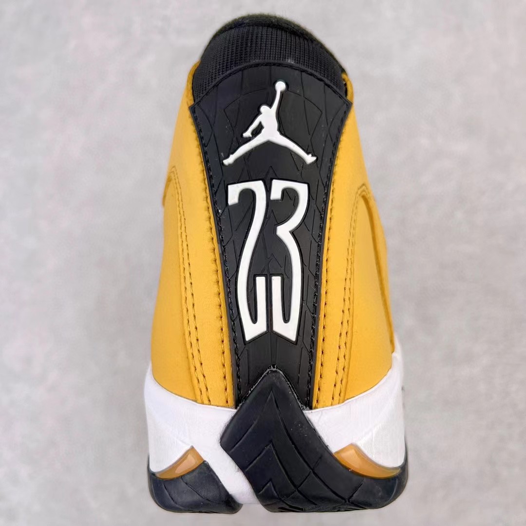 Air Jordan 14  Retro Ginger 黑白黄 法拉利姜黄 AJ1 14 篮球鞋 球鞋 实战鞋 男鞋 487471-701