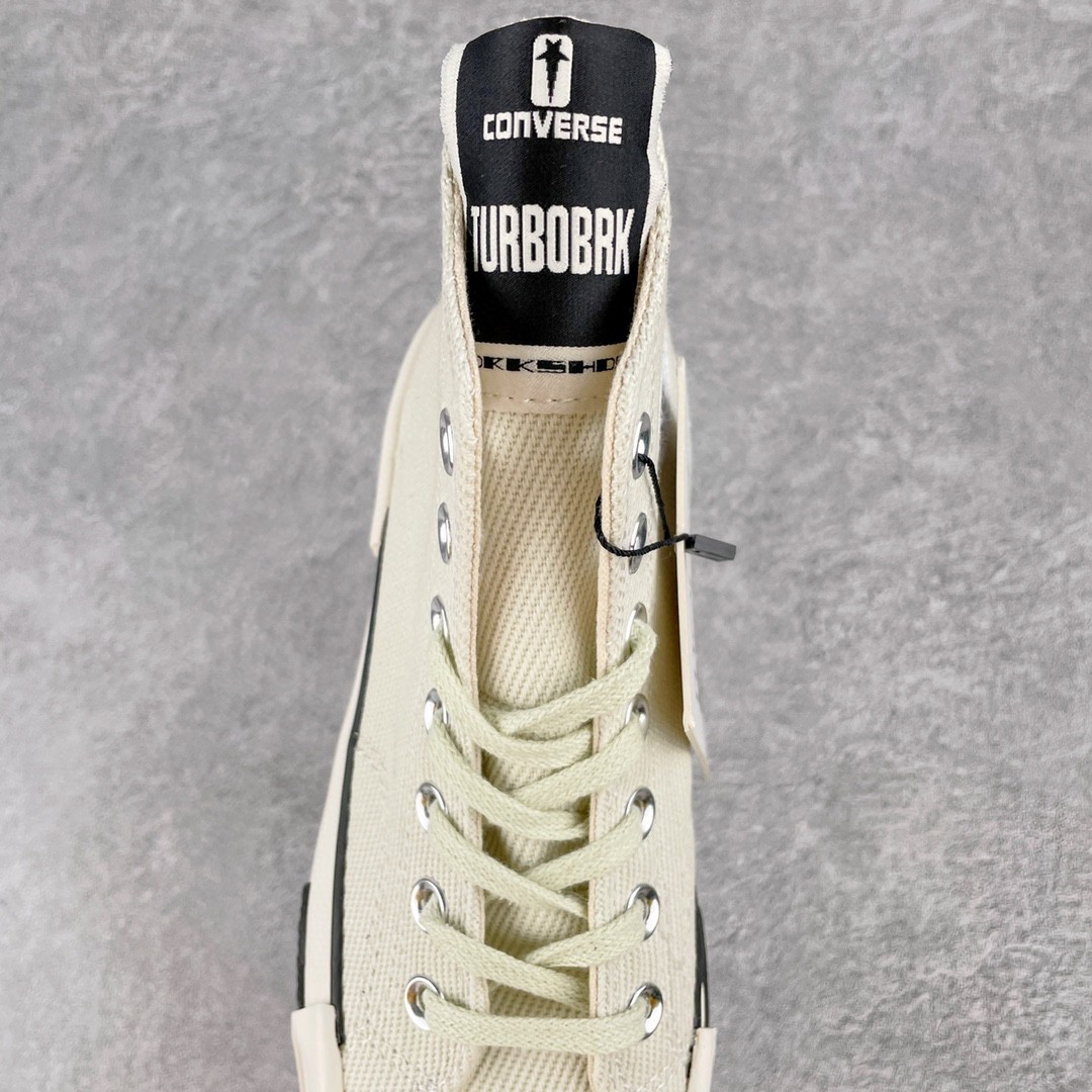Rick Owens DRKSHDW Converse Turbodrk Chuck Taylor ALL Star 1970S High 白色 高筒 板鞋 休闲鞋 帆布鞋 男鞋 女鞋 172346C