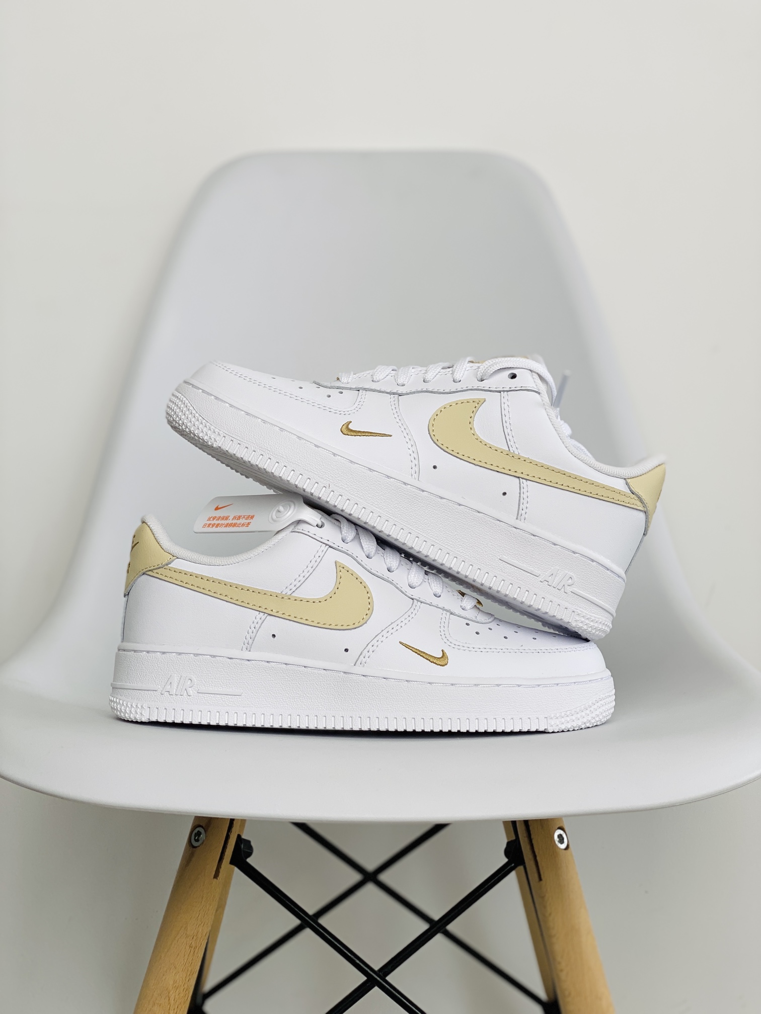 Air Force 1 Low 07 Essential 迷你勾 白金  低筒 休闲鞋 板鞋 男鞋 女鞋 CZ0270-105
