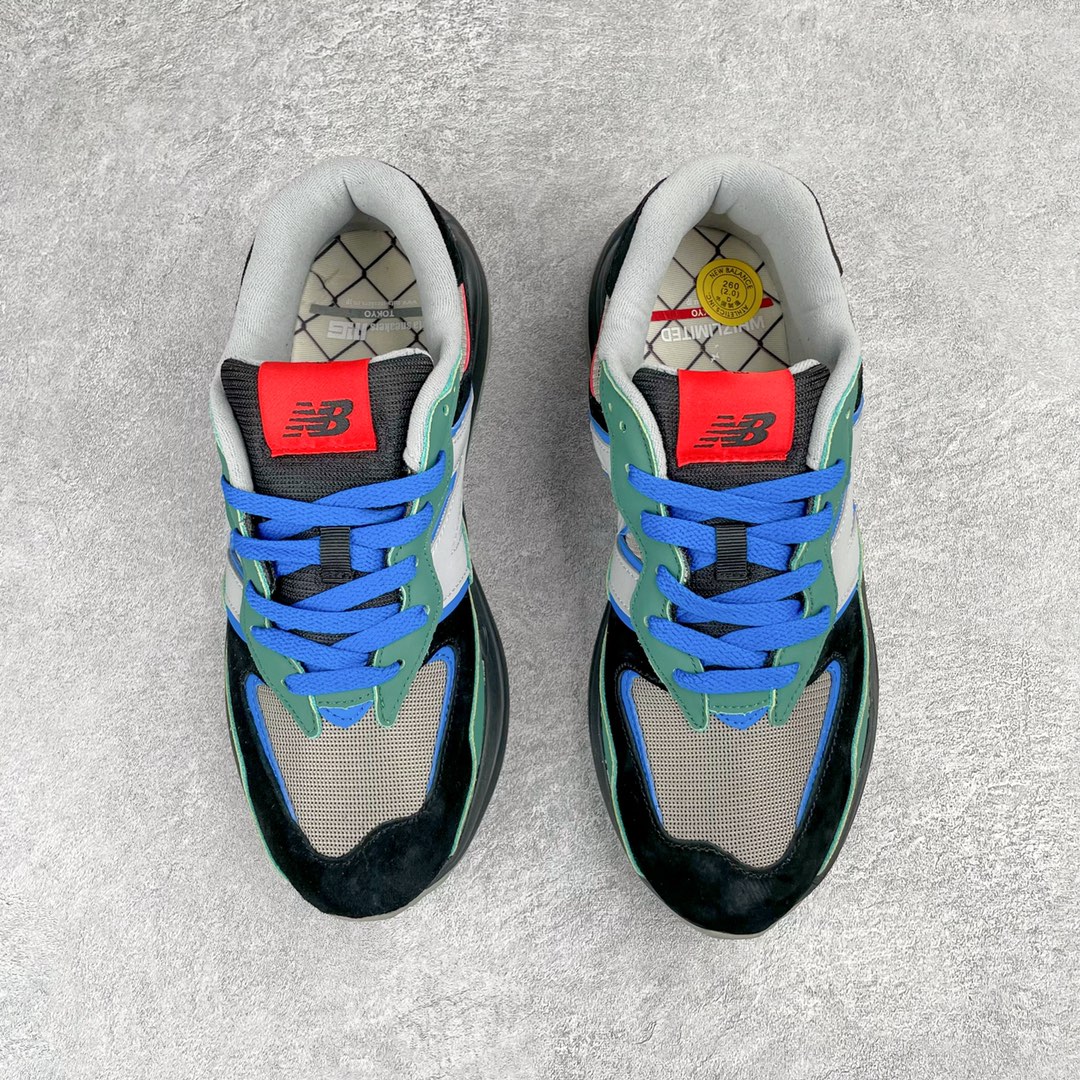 Mita Sneakers WHIZ LIMITED New Balance  NB5740 黑灰绿 低筒 复古慢跑鞋 板鞋 运动鞋 休闲鞋 男鞋 女鞋 M5740MW