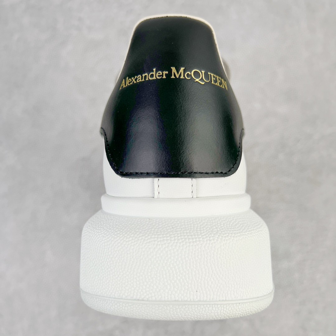 Alexander McQueen 麦昆 黑白 皮尾 低筒 板鞋 休闲鞋 厚底鞋 增高鞋 男鞋 女鞋 553680WHGP59061